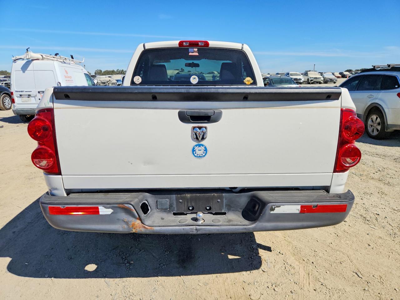 2008 Dodge Ram 1500 St White vin: 1D7HA16K08J227764