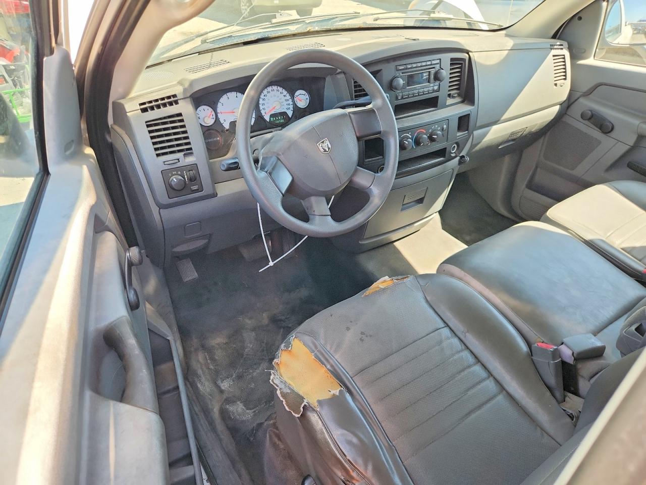 2008 Dodge Ram 1500 St White vin: 1D7HA16K08J227764