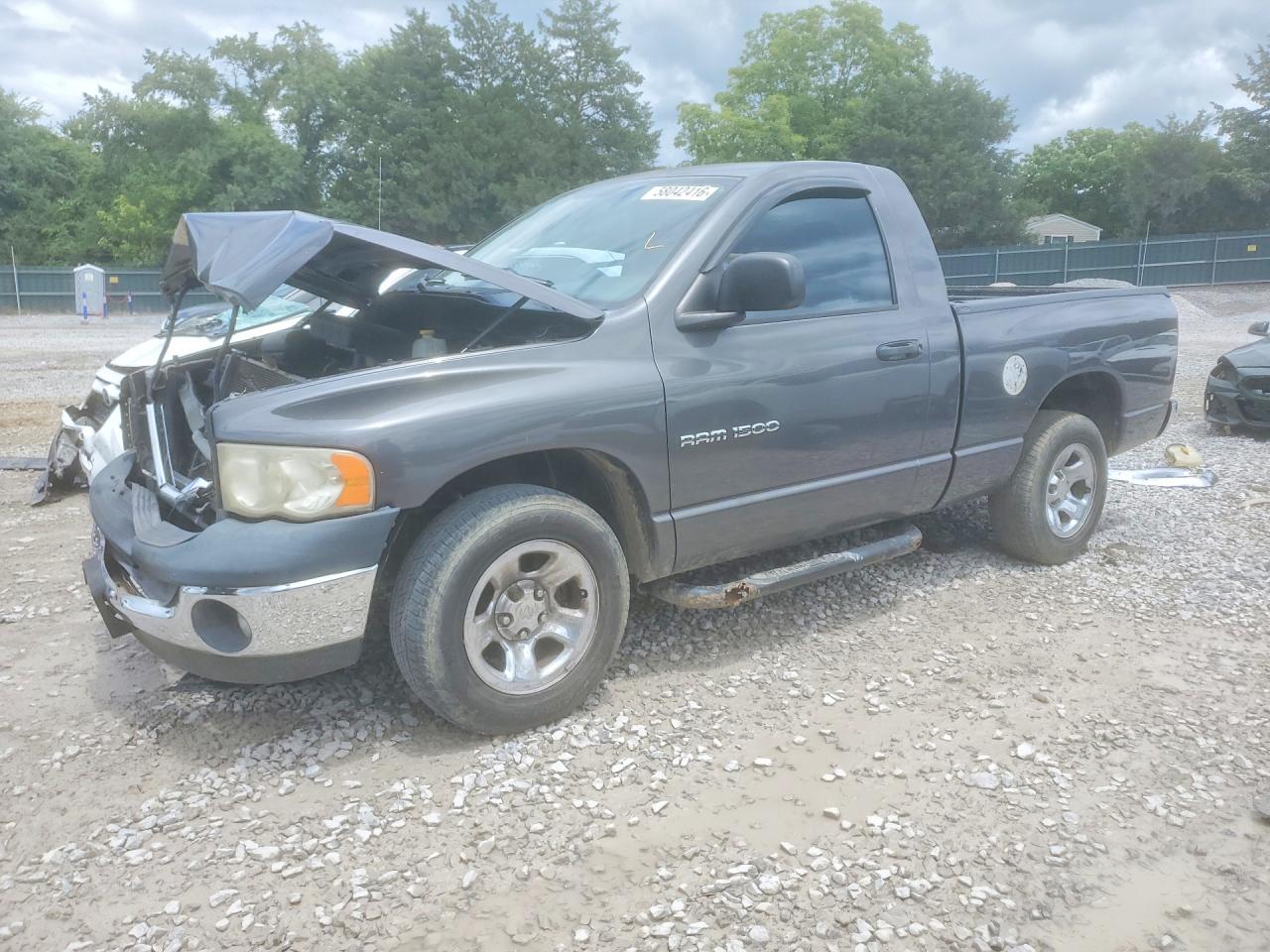 2004 Dodge Ram 1500 St Gray vin: 1D7HA16K14J173515