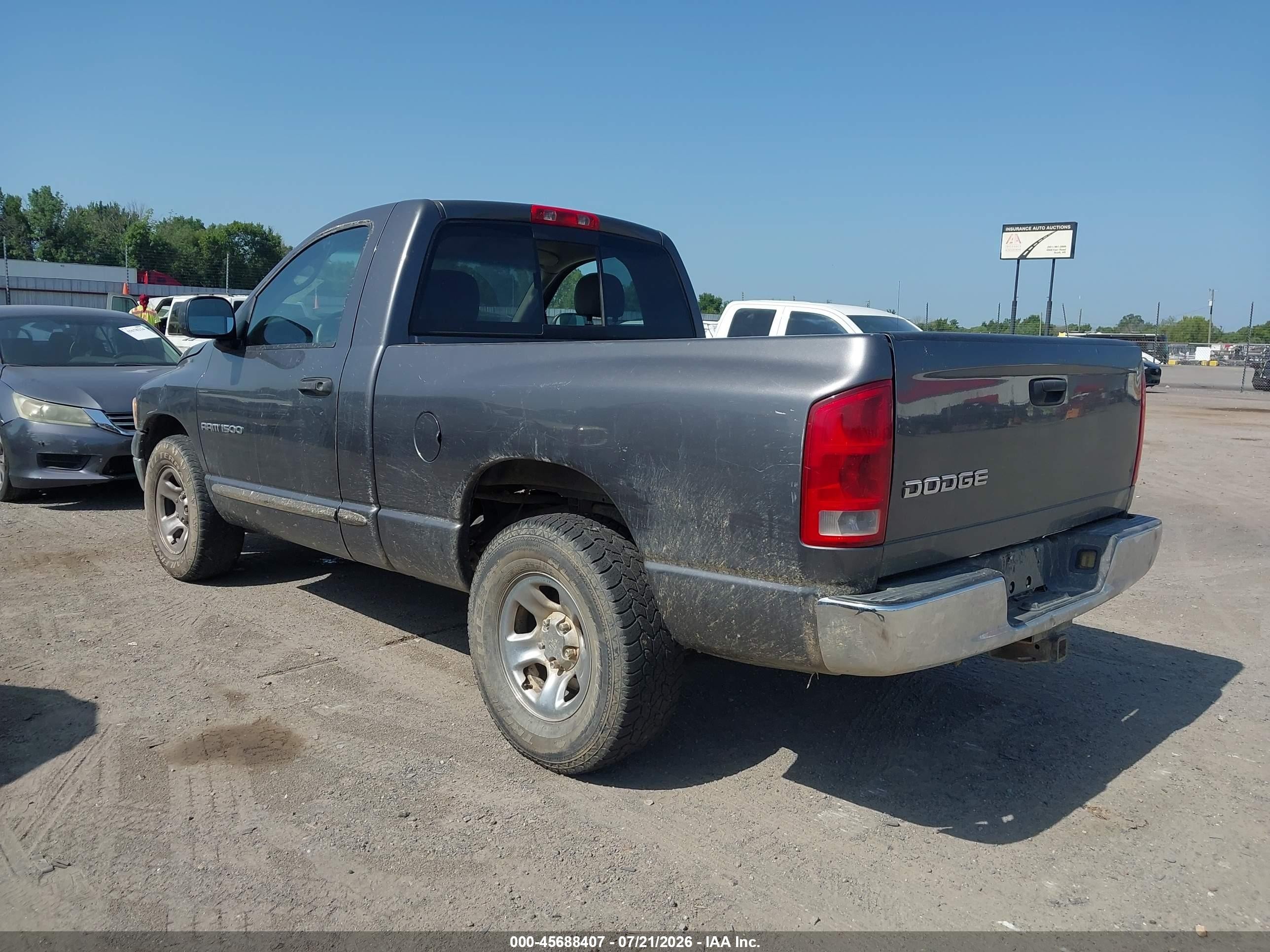 2004 Dodge Ram 1500 St Gray vin: 1D7HA16K14J275882