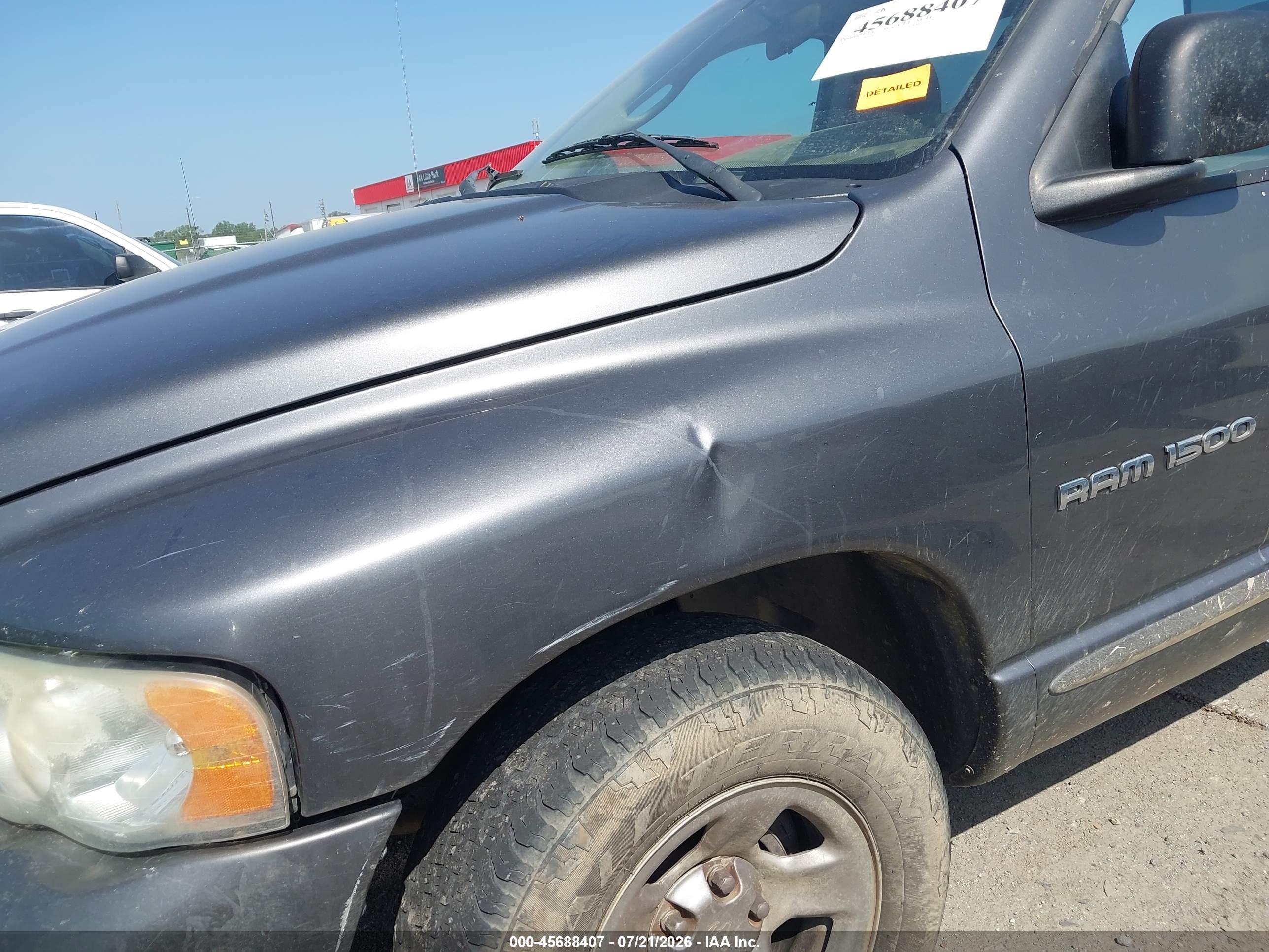 2004 Dodge Ram 1500 St Gray vin: 1D7HA16K14J275882
