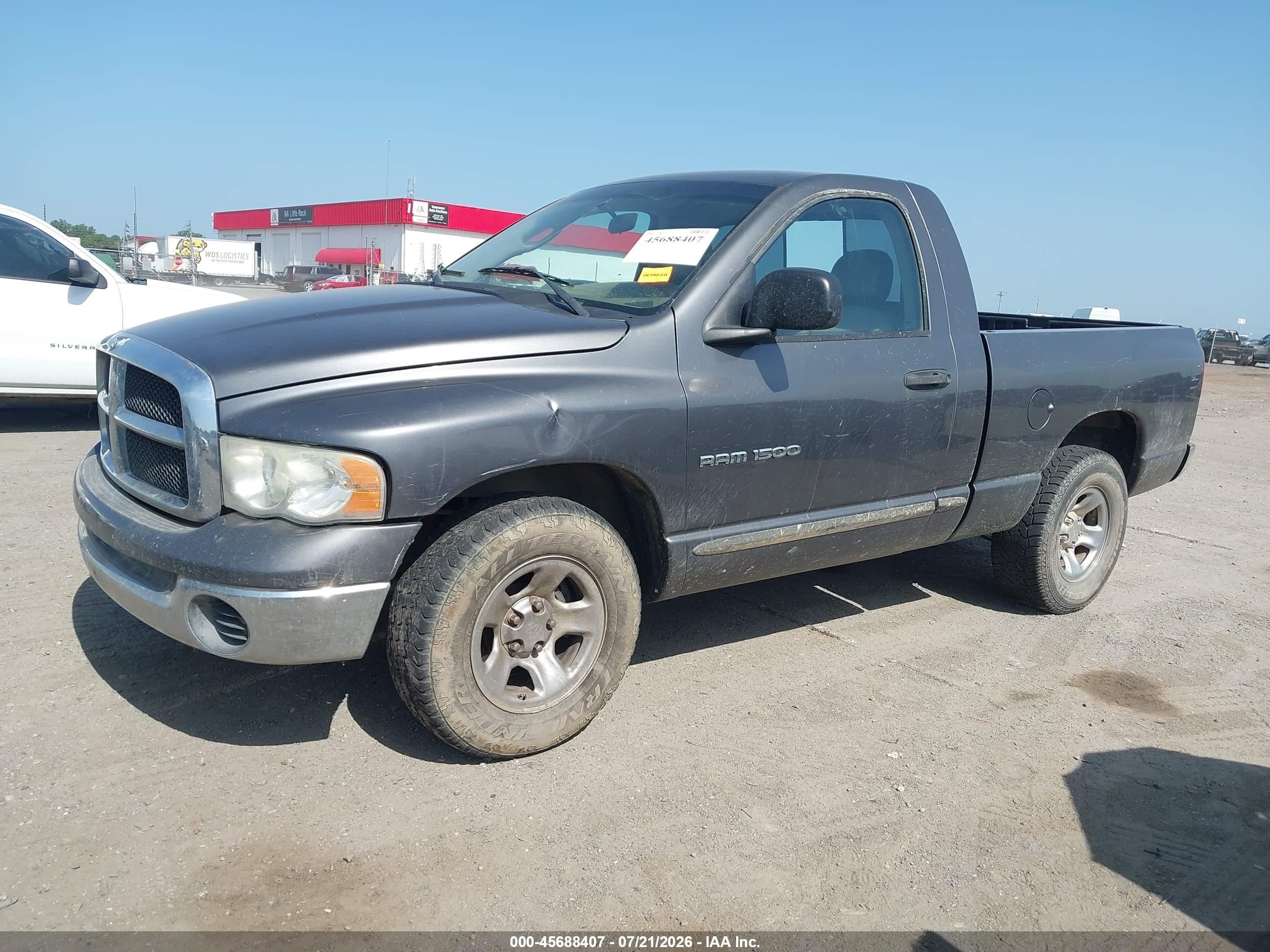 2004 Dodge Ram 1500 St Gray vin: 1D7HA16K14J275882