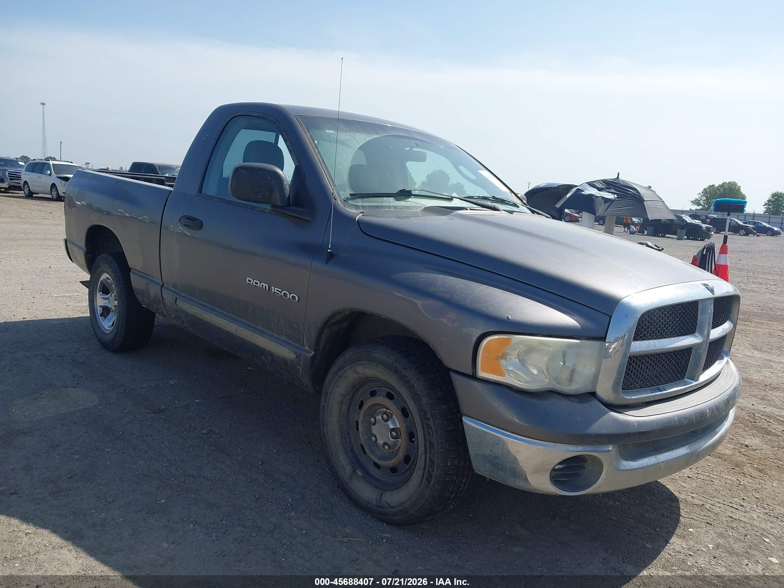 2004 Dodge Ram 1500 St Gray vin: 1D7HA16K14J275882