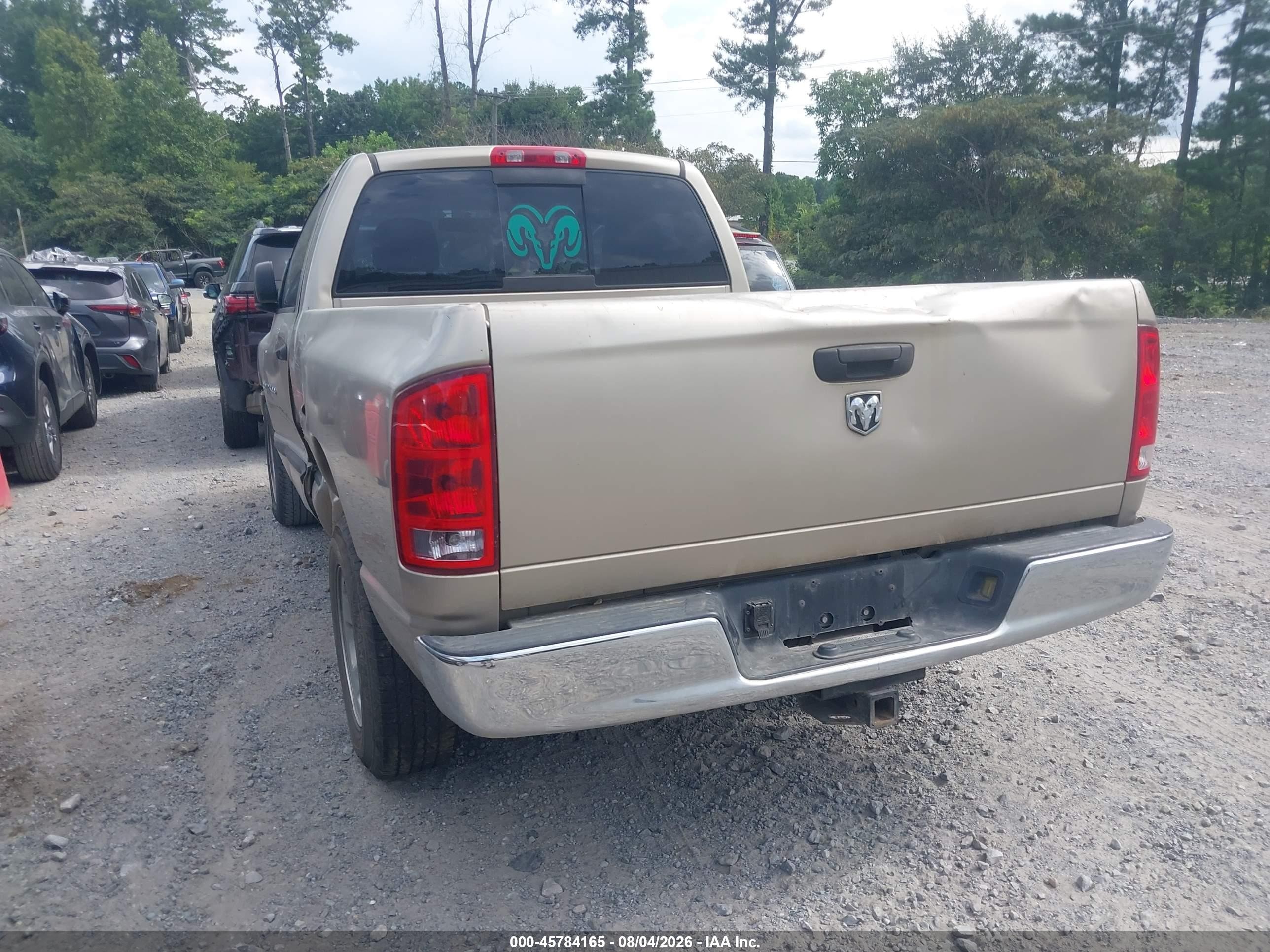 2005 Dodge Ram 1500 St Gold vin: 1D7HA16K15J515465
