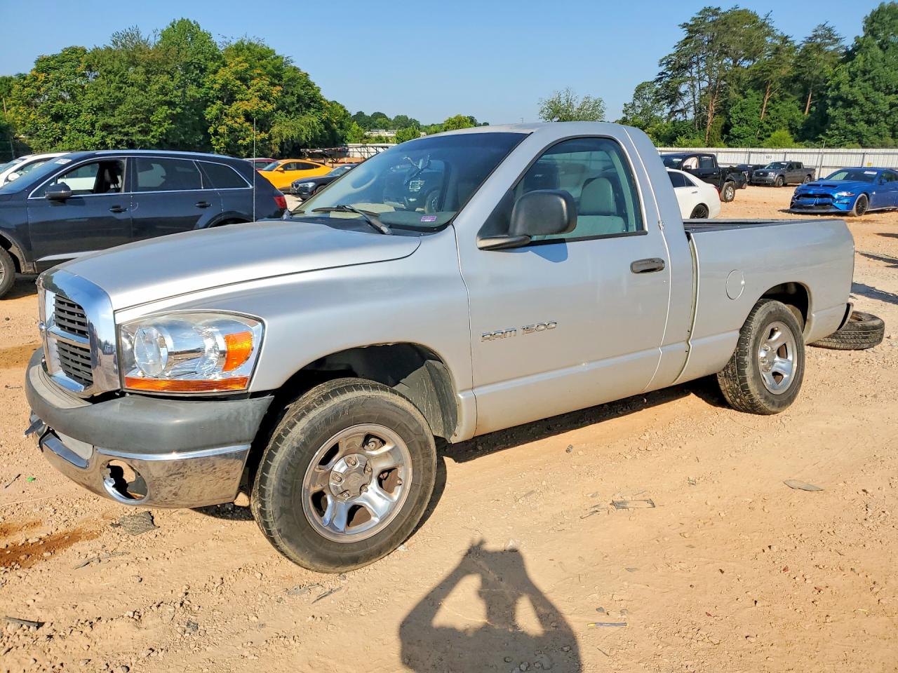 2006 Dodge Ram 1500 St Silver vin: 1D7HA16K16J124639