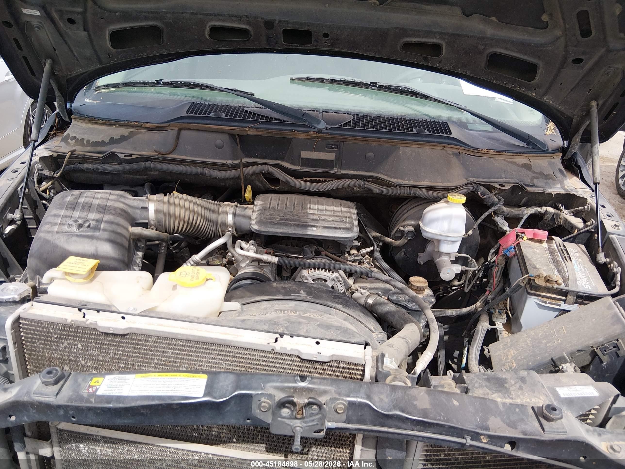 2007 Dodge Ram 1500 St Черный vin: 1D7HA16K17J642297