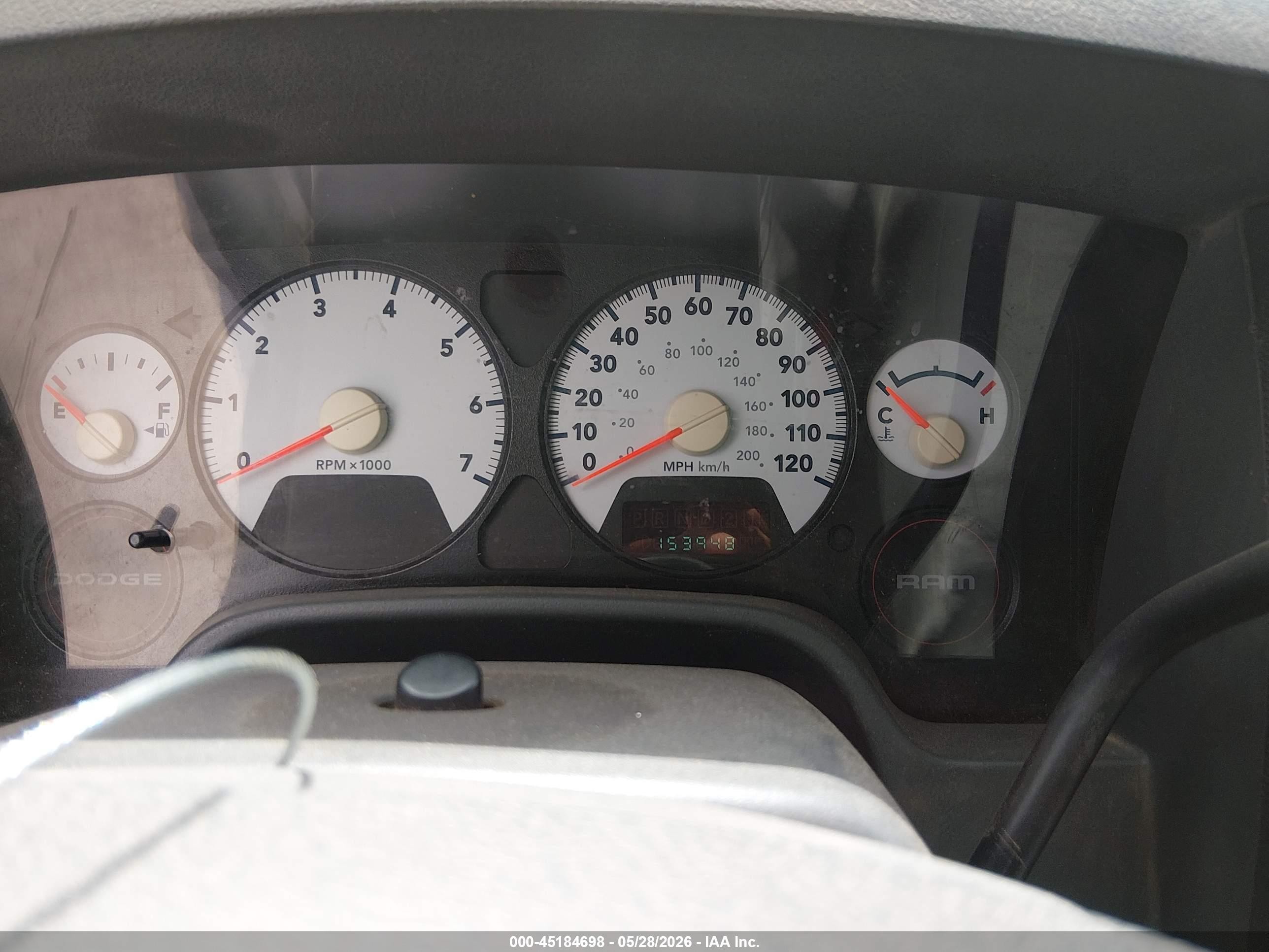 2007 Dodge Ram 1500 St Черный vin: 1D7HA16K17J642297