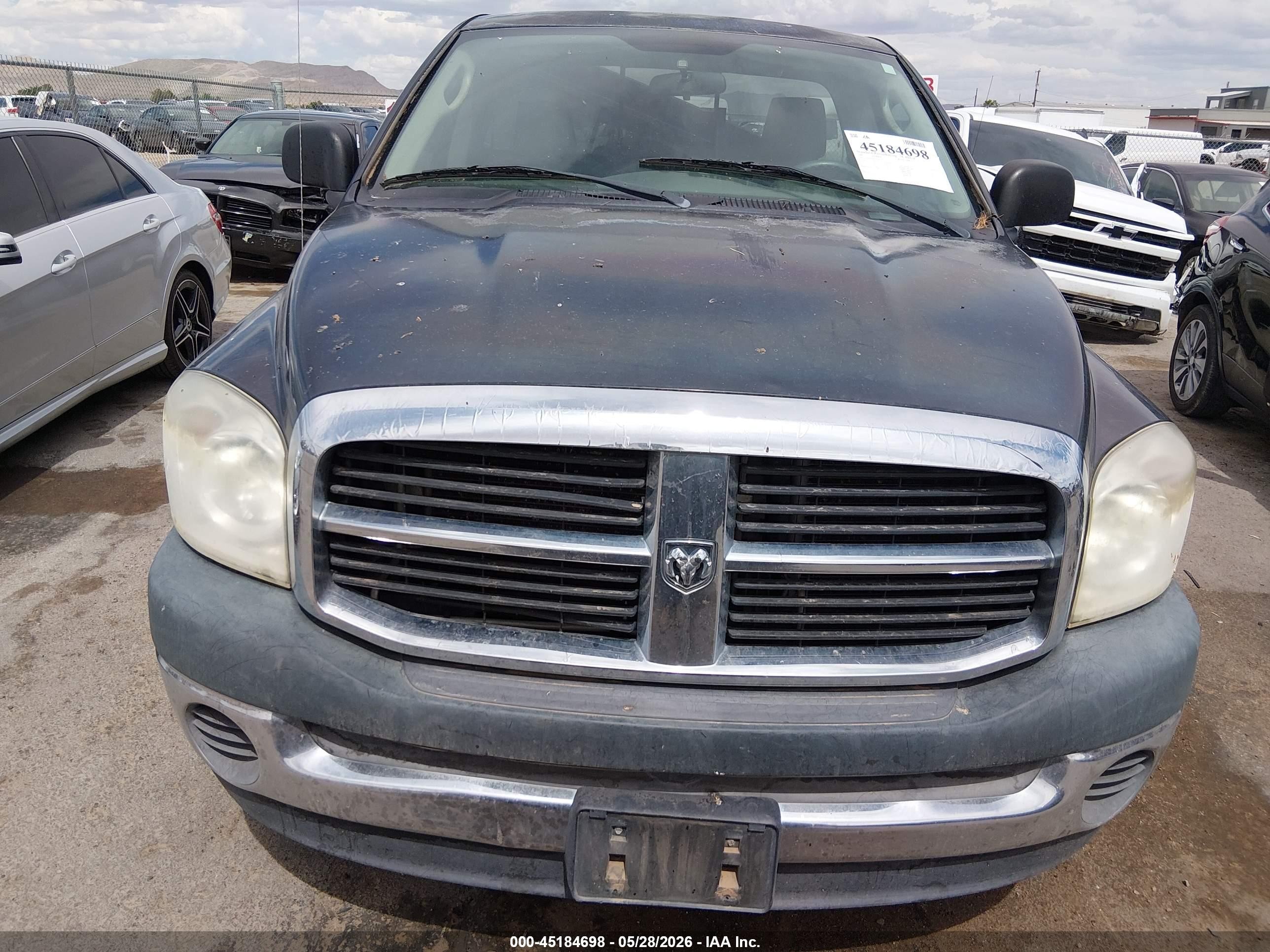 2007 Dodge Ram 1500 St Черный vin: 1D7HA16K17J642297