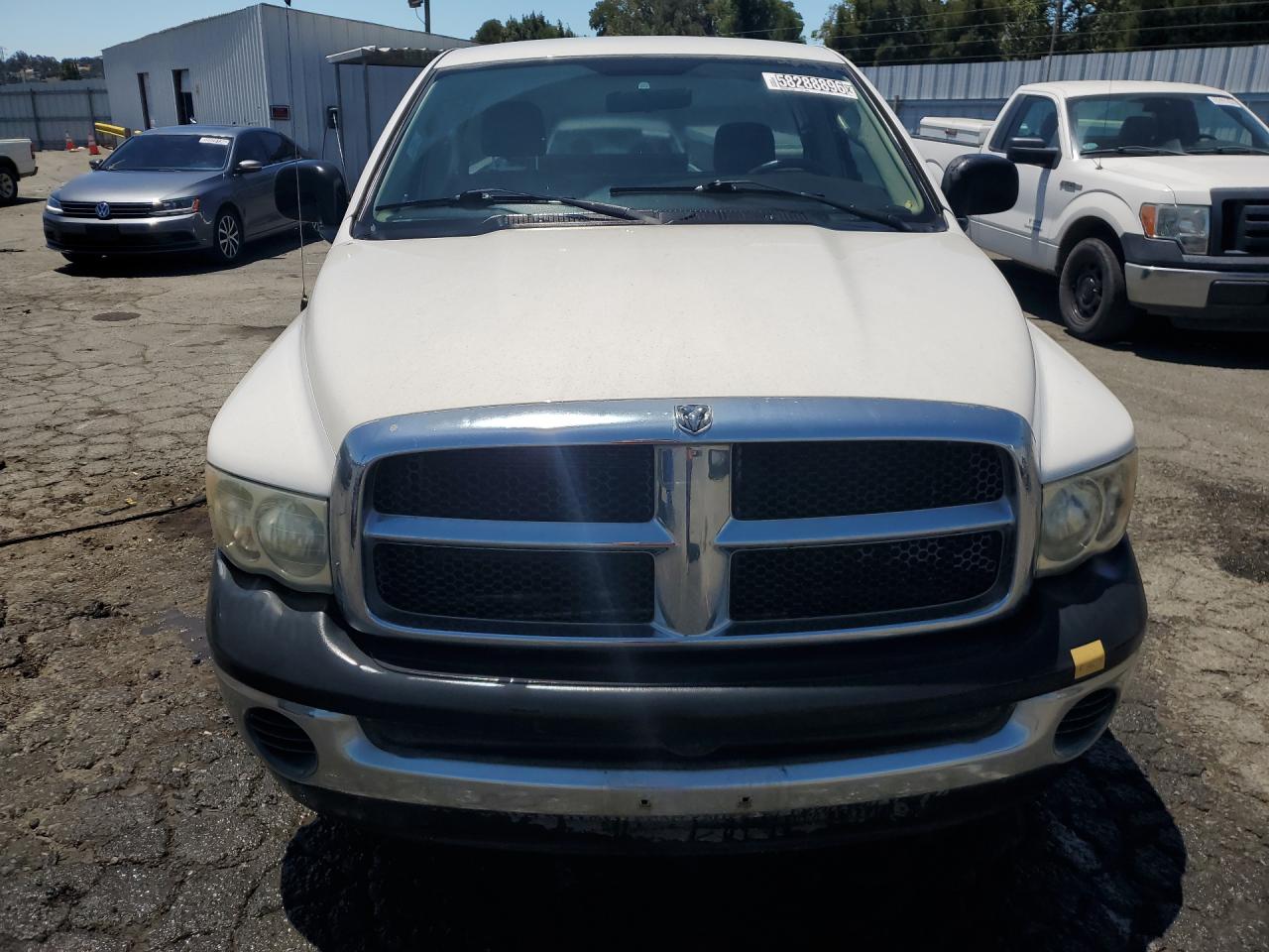 2003 Dodge Ram 1500 St White vin: 1D7HA16K23J512216 Damage: Left Head Lamp, Faded, Repair Required