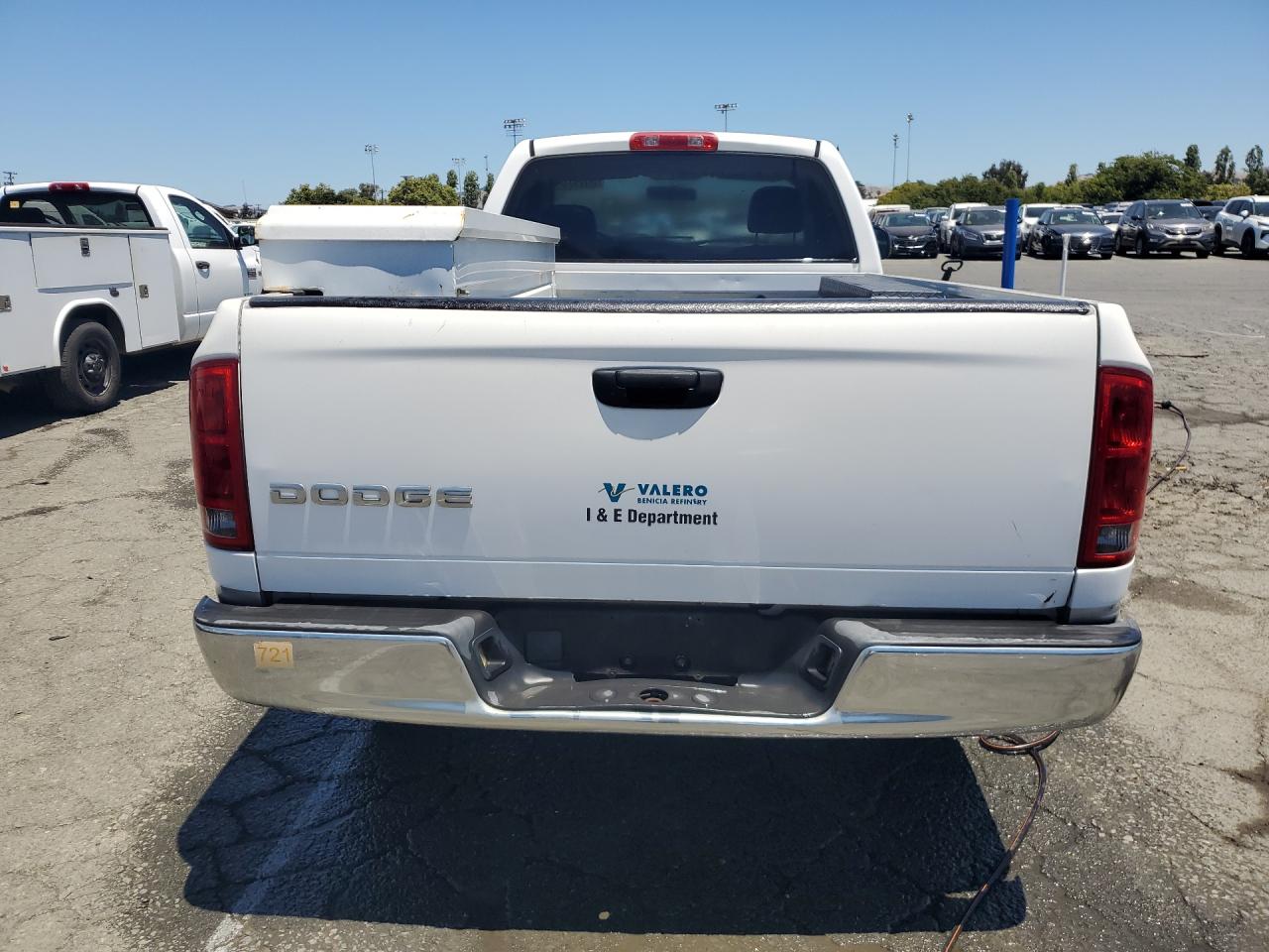 2003 Dodge Ram 1500 St White vin: 1D7HA16K23J512216 Damage: Tailgate, Multiple Scratches Heavy, 3