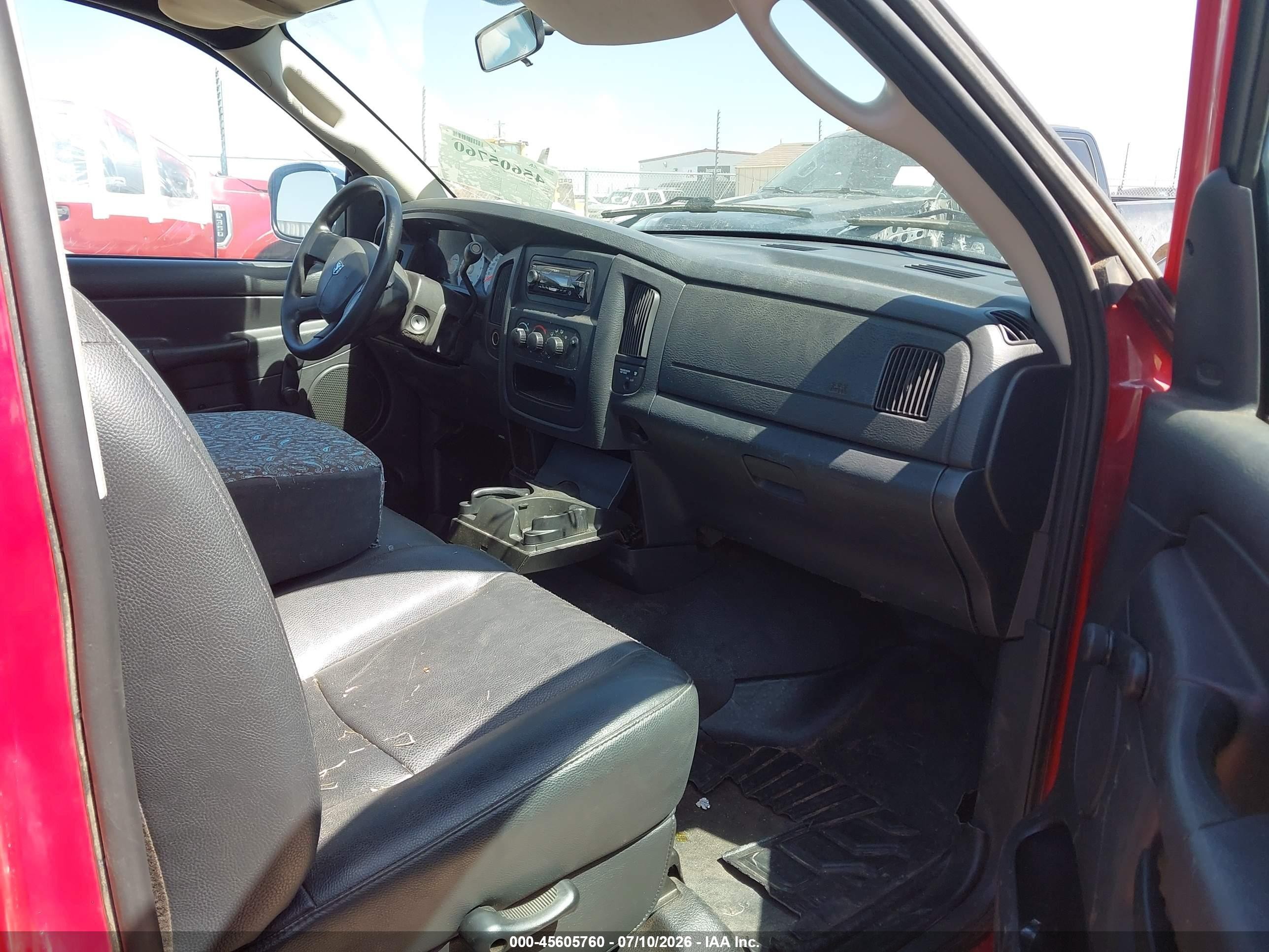 2004 Dodge Ram 1500 St Red vin: 1D7HA16K24J190680