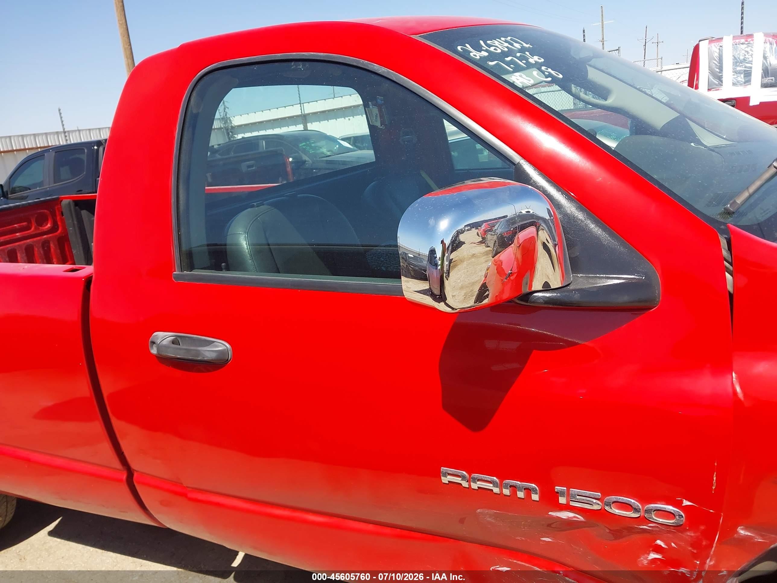 2004 Dodge Ram 1500 St Red vin: 1D7HA16K24J190680