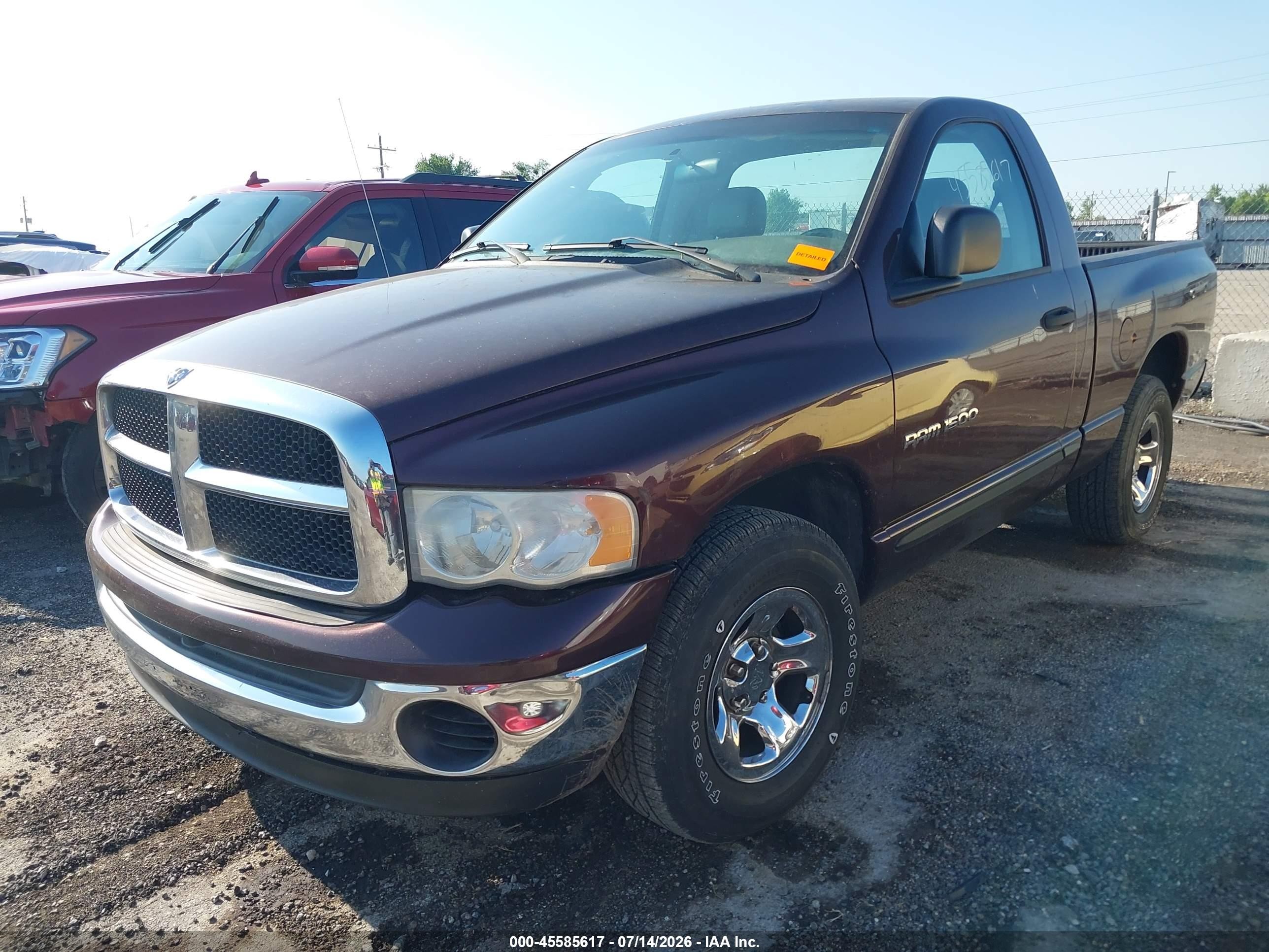 2005 Dodge Ram 1500 St Brown vin: 1D7HA16K25J543873