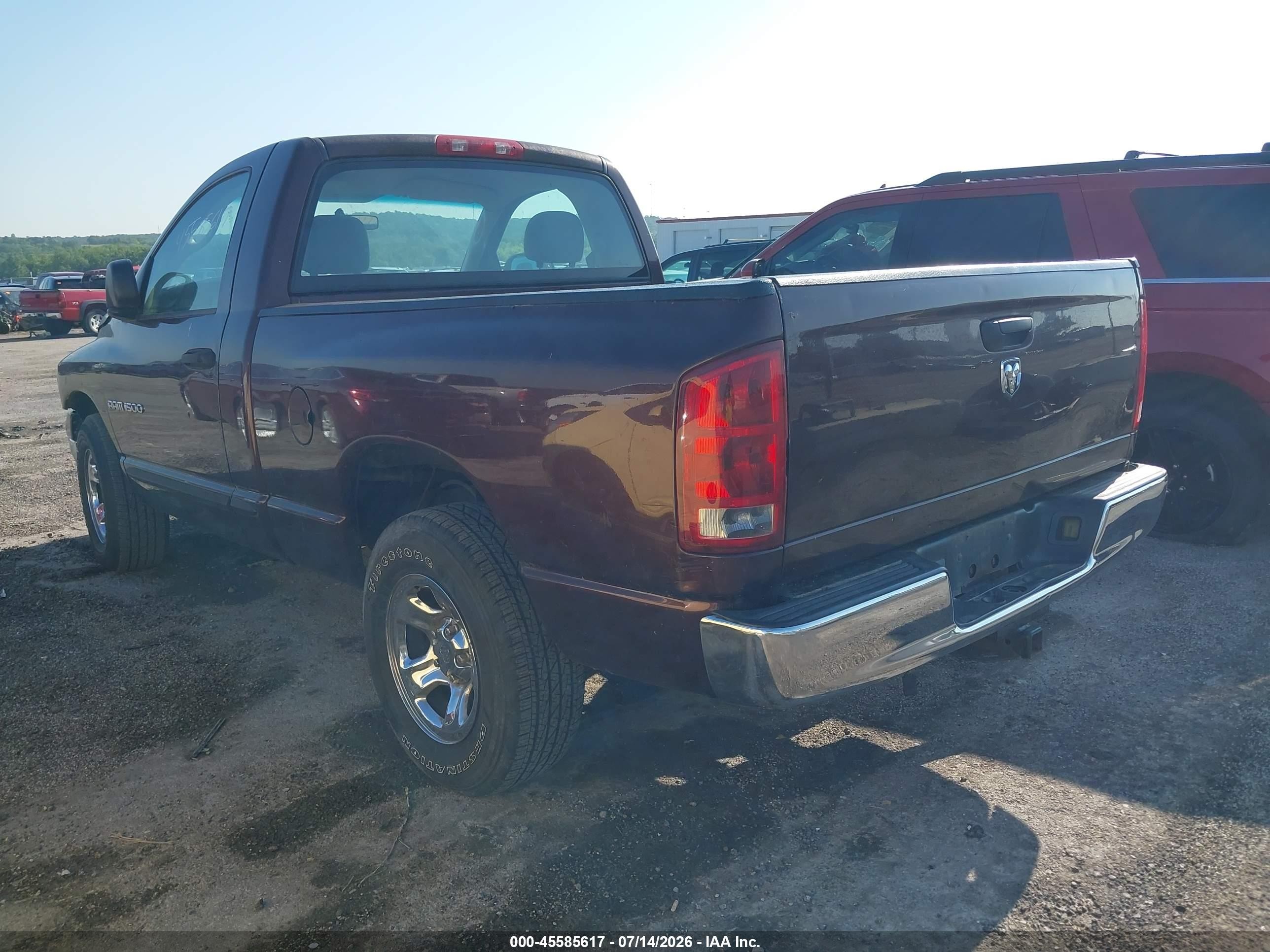 2005 Dodge Ram 1500 St Brown vin: 1D7HA16K25J543873