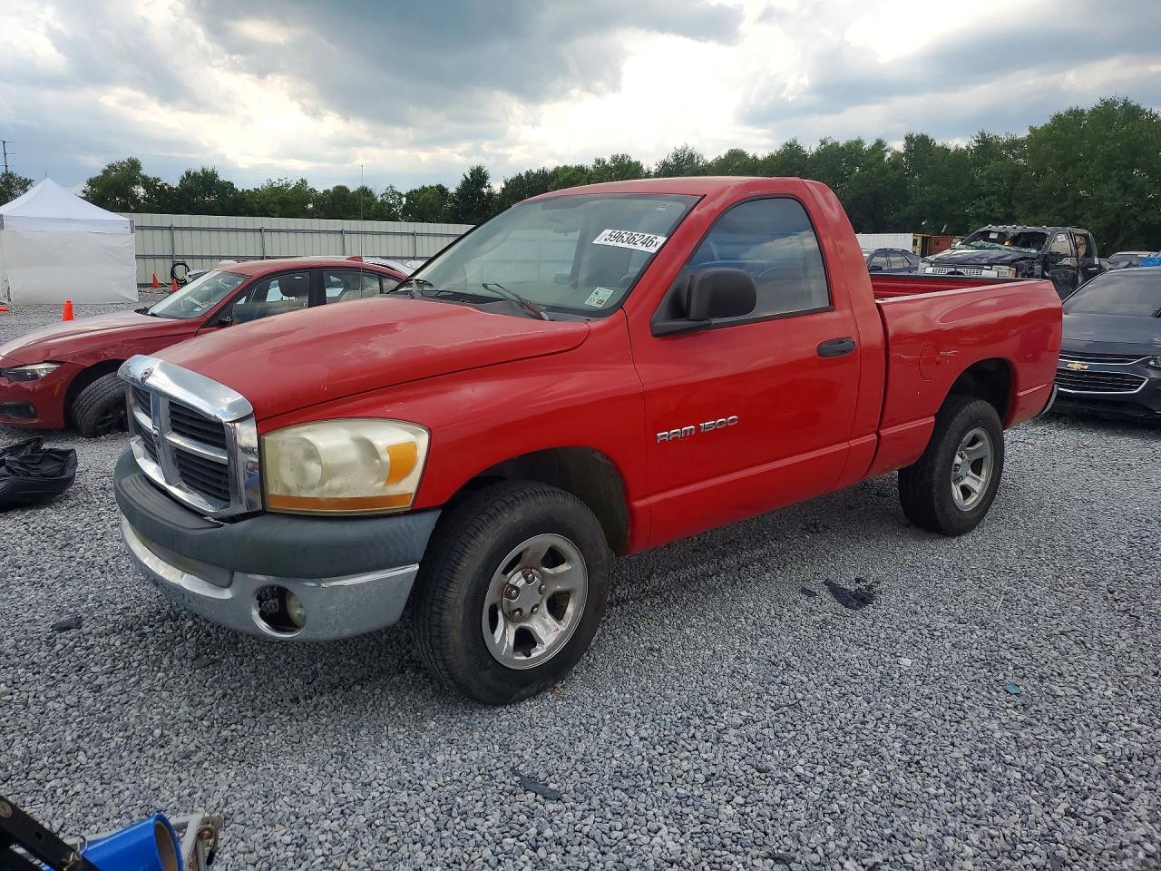 2006 Dodge Ram 1500 St Red vin: 1D7HA16K26J229271