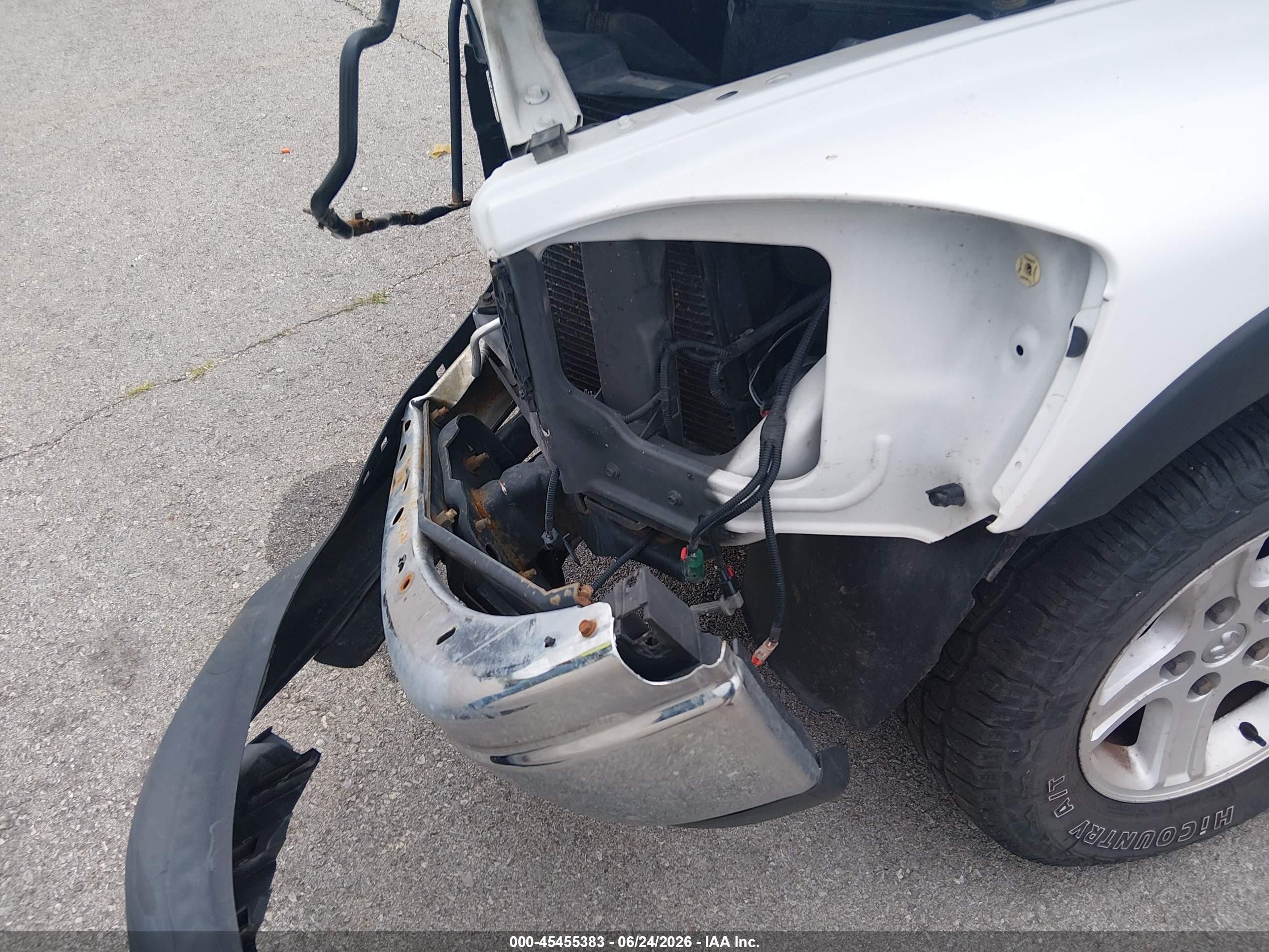 2006 Dodge Ram 1500 St White vin: 1D7HA16K36J145816