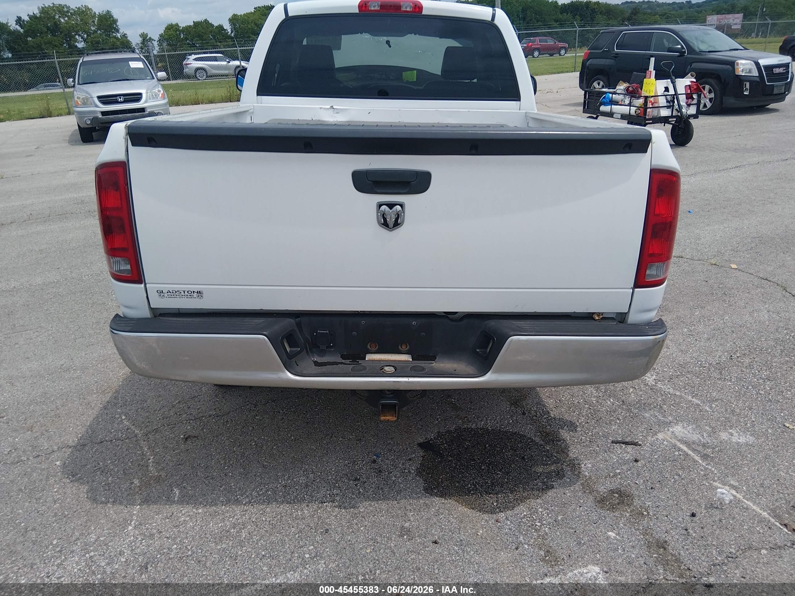 2006 Dodge Ram 1500 St White vin: 1D7HA16K36J145816