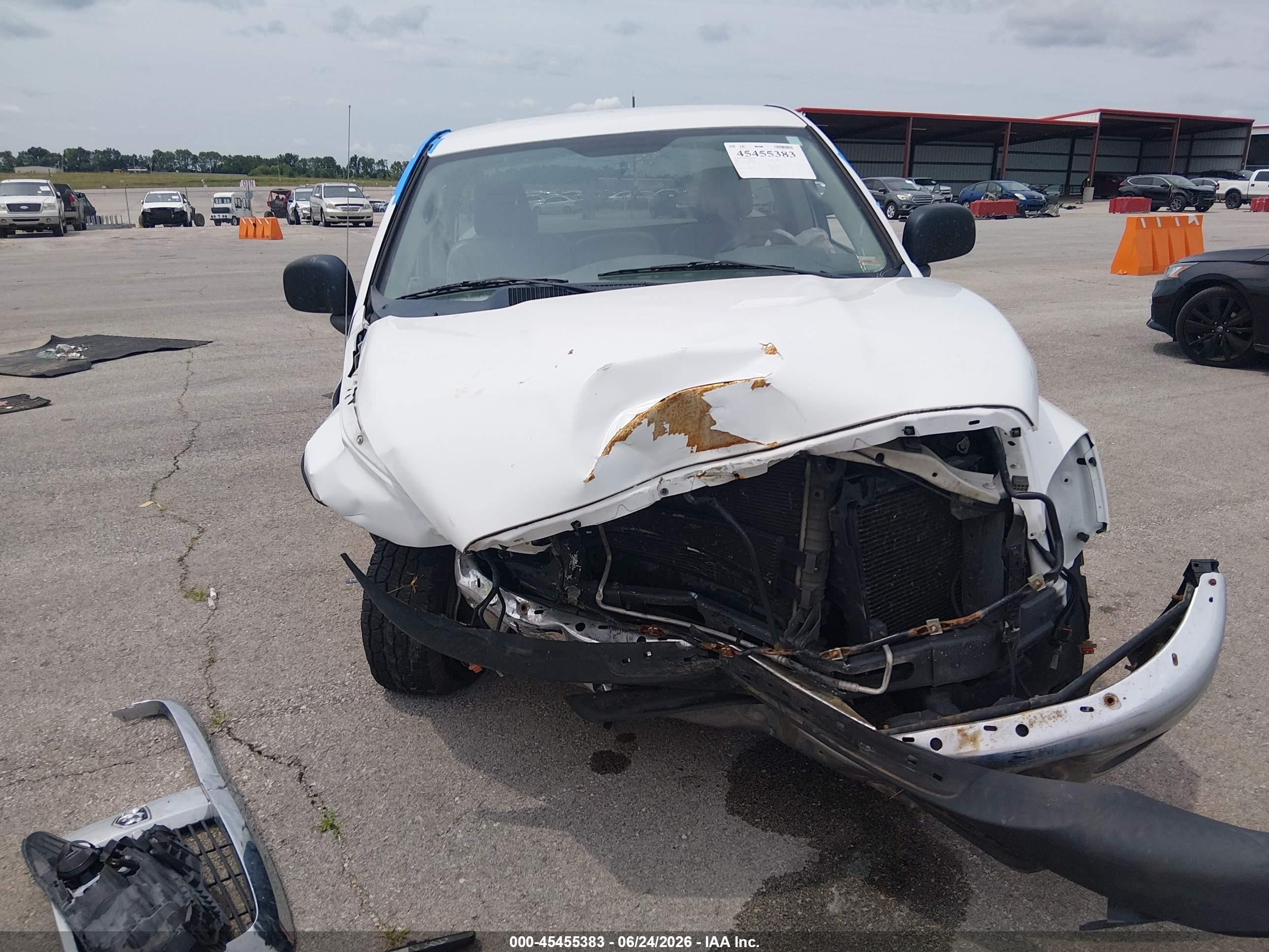 2006 Dodge Ram 1500 St White vin: 1D7HA16K36J145816