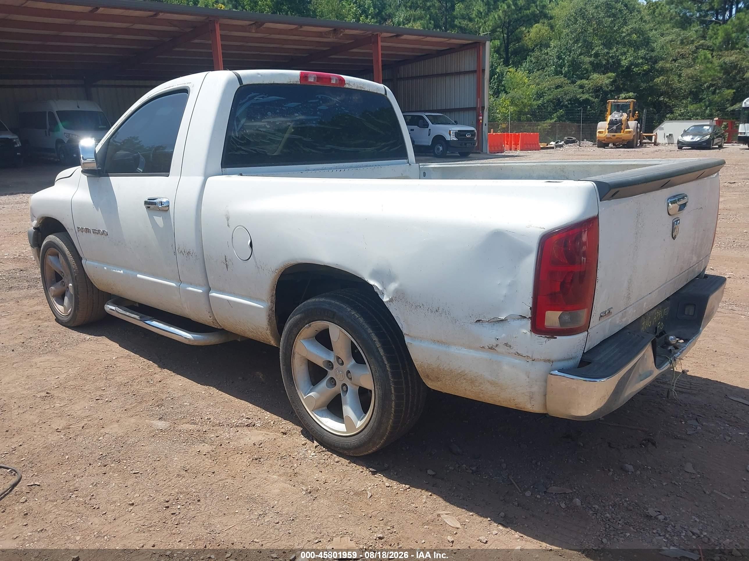 2006 Dodge Ram 1500 St White vin: 1D7HA16K36J161059