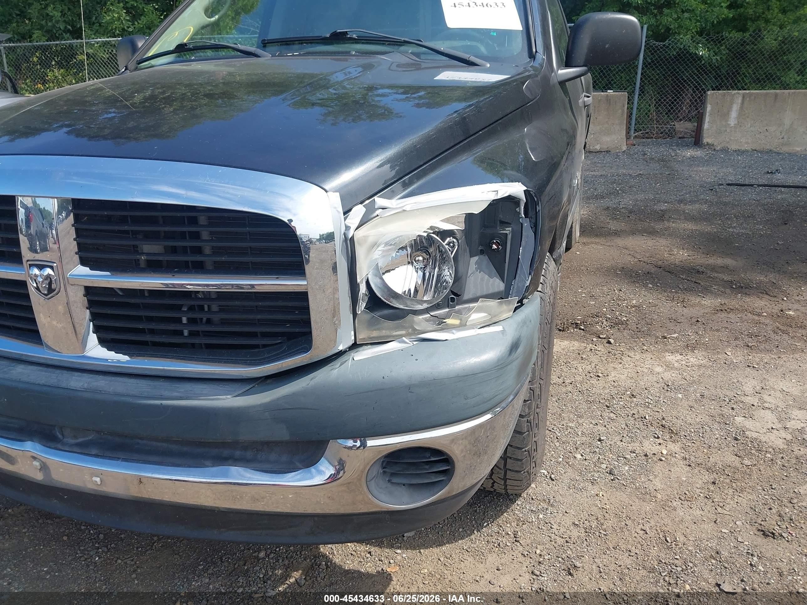 2008 Dodge Ram 1500 St/sxt Black vin: 1D7HA16K38J211168