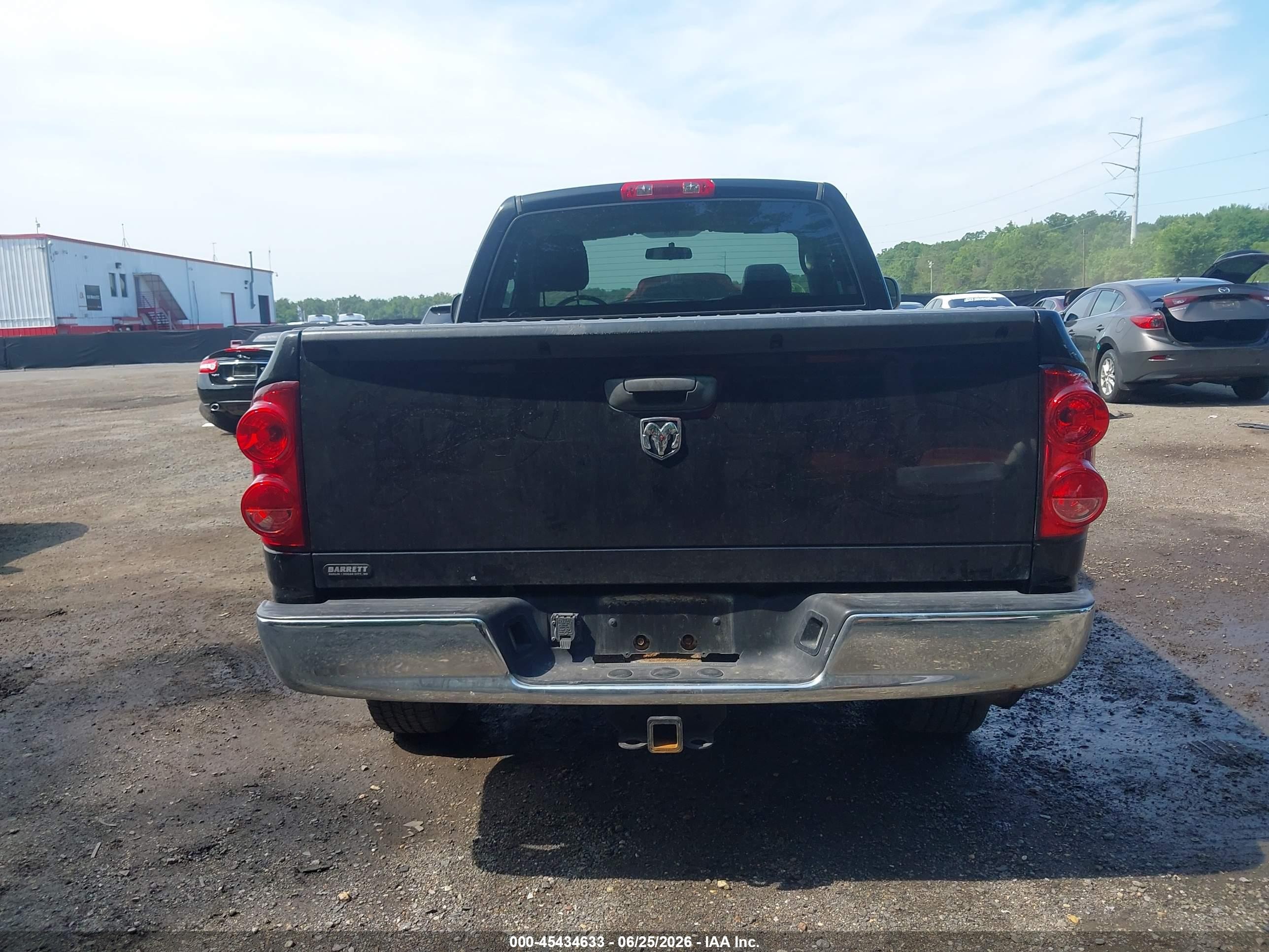 2008 Dodge Ram 1500 St/sxt Black vin: 1D7HA16K38J211168