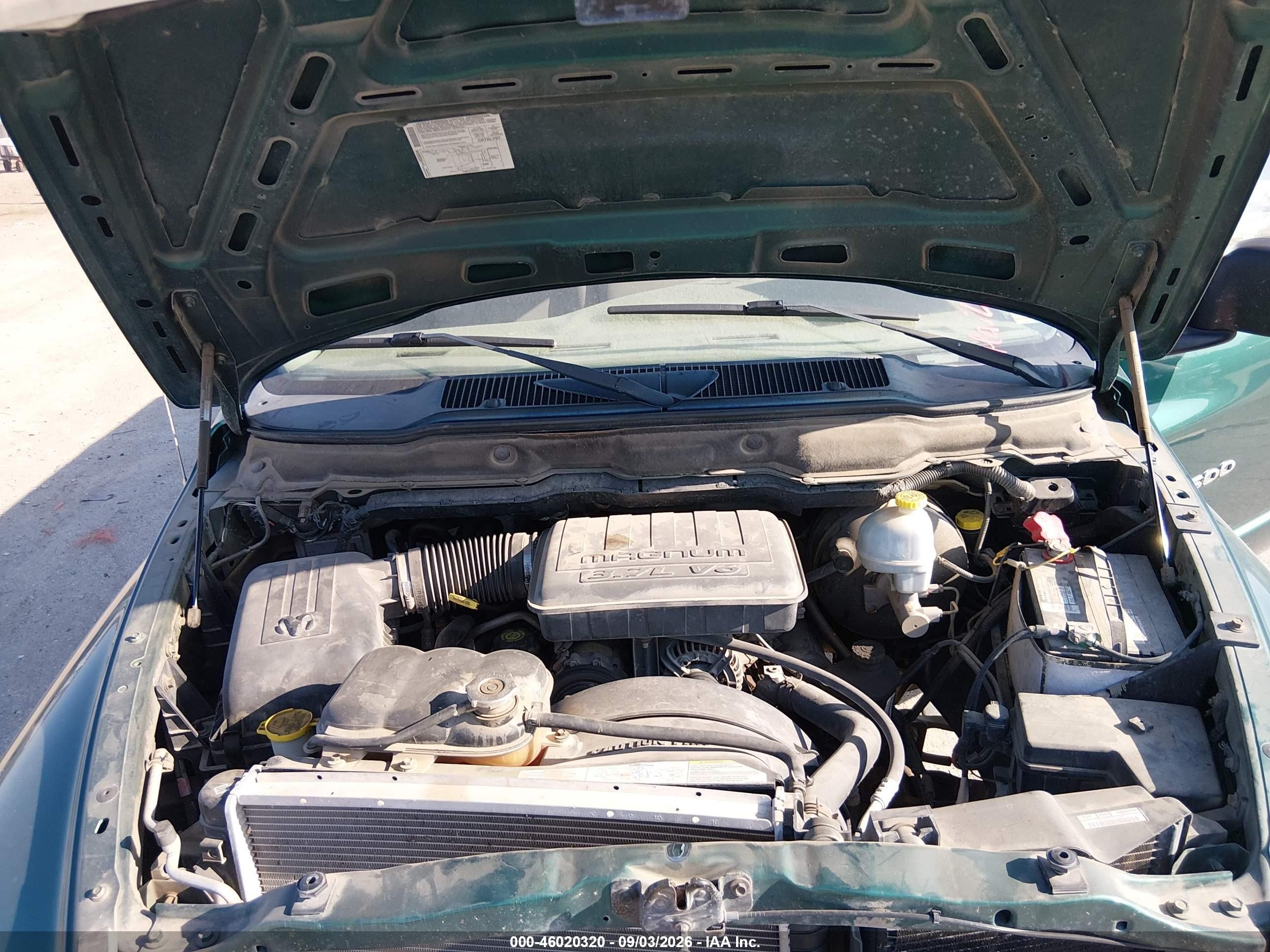 2003 Dodge Ram 1500 St Зеленый vin: 1D7HA16K43J606033