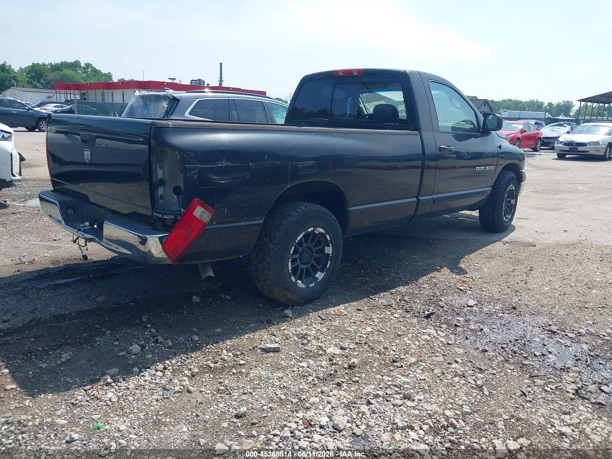 2005 Dodge Ram 1500 St Black vin: 1D7HA16K45J526850