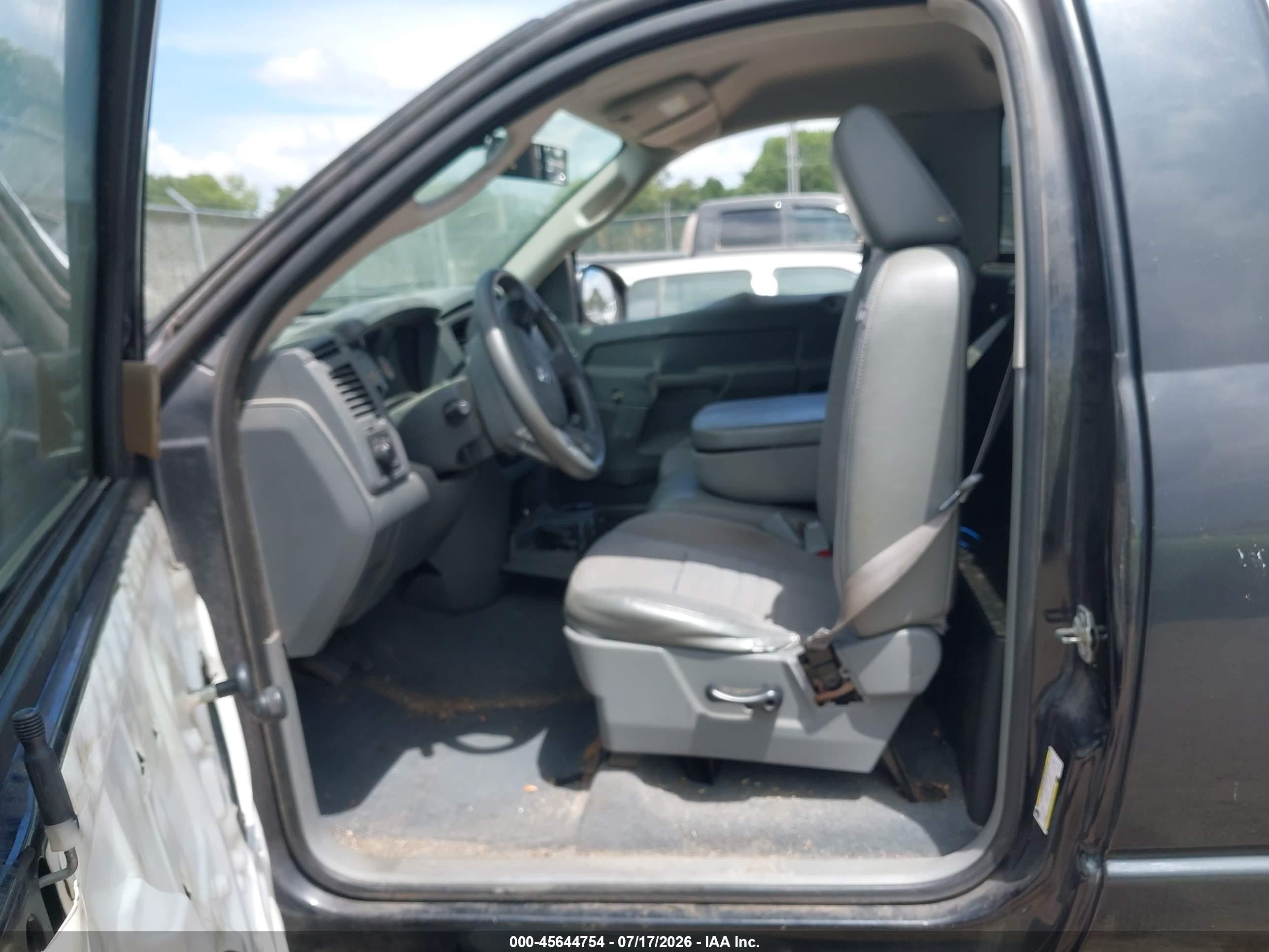 2008 Dodge Ram 1500 St/sxt Black vin: 1D7HA16K48J219392