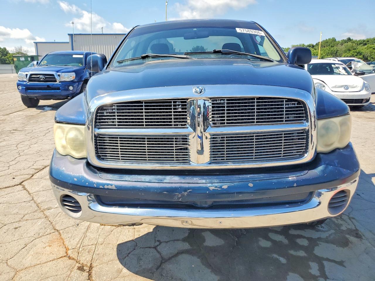 2002 Dodge Ram 1500 Синий vin: 1D7HA16K52J201796