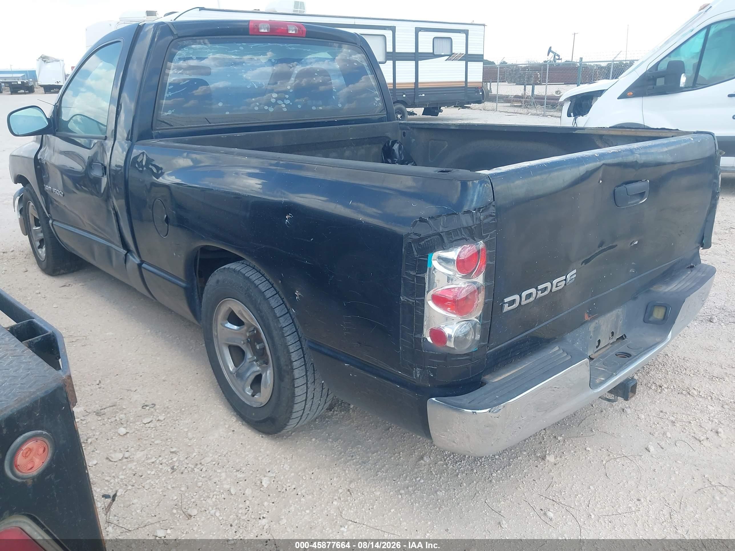 2004 Dodge Ram 1500 St Black vin: 1D7HA16K54J215958
