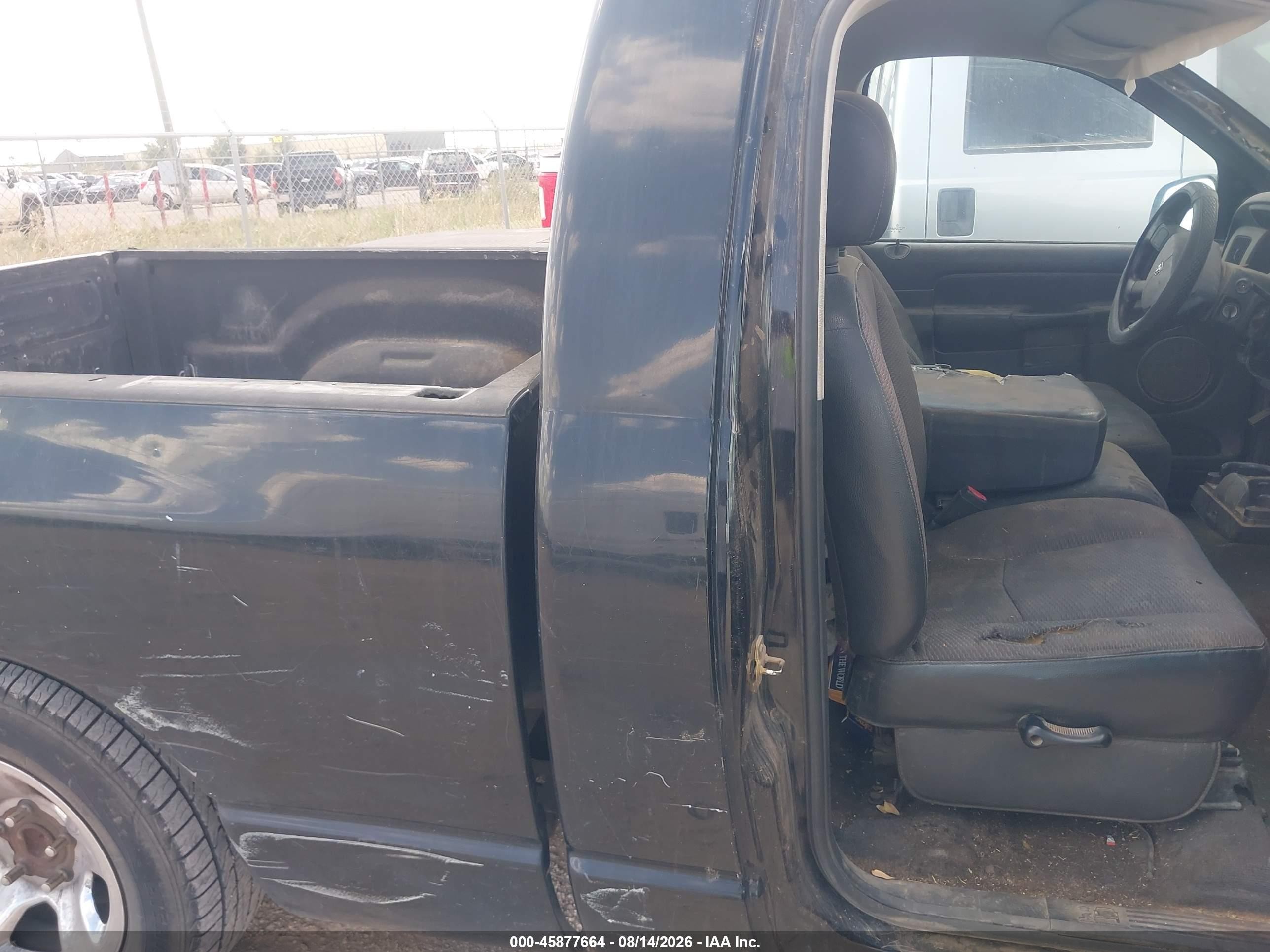 2004 Dodge Ram 1500 St Black vin: 1D7HA16K54J215958
