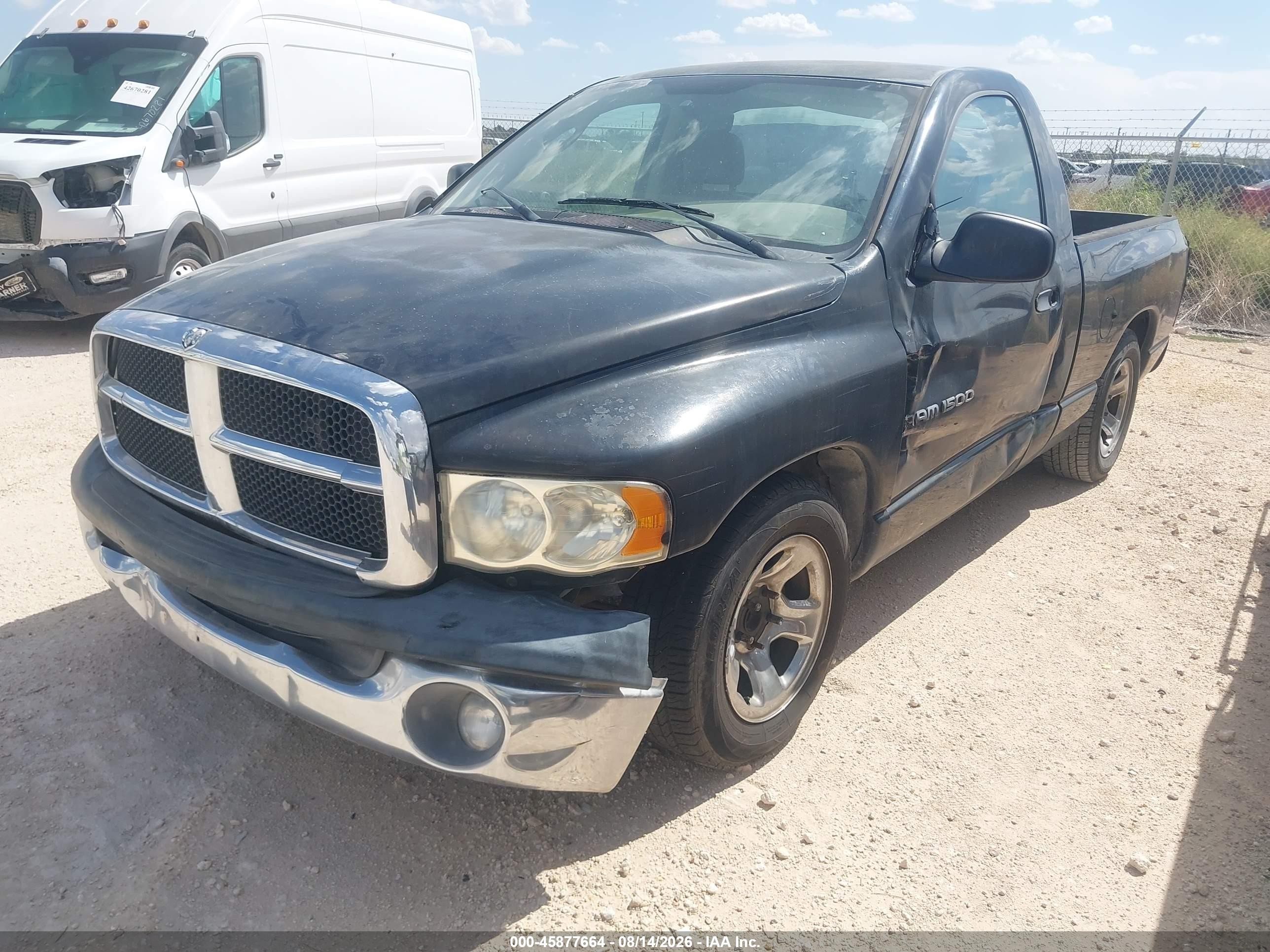 2004 Dodge Ram 1500 St Black vin: 1D7HA16K54J215958
