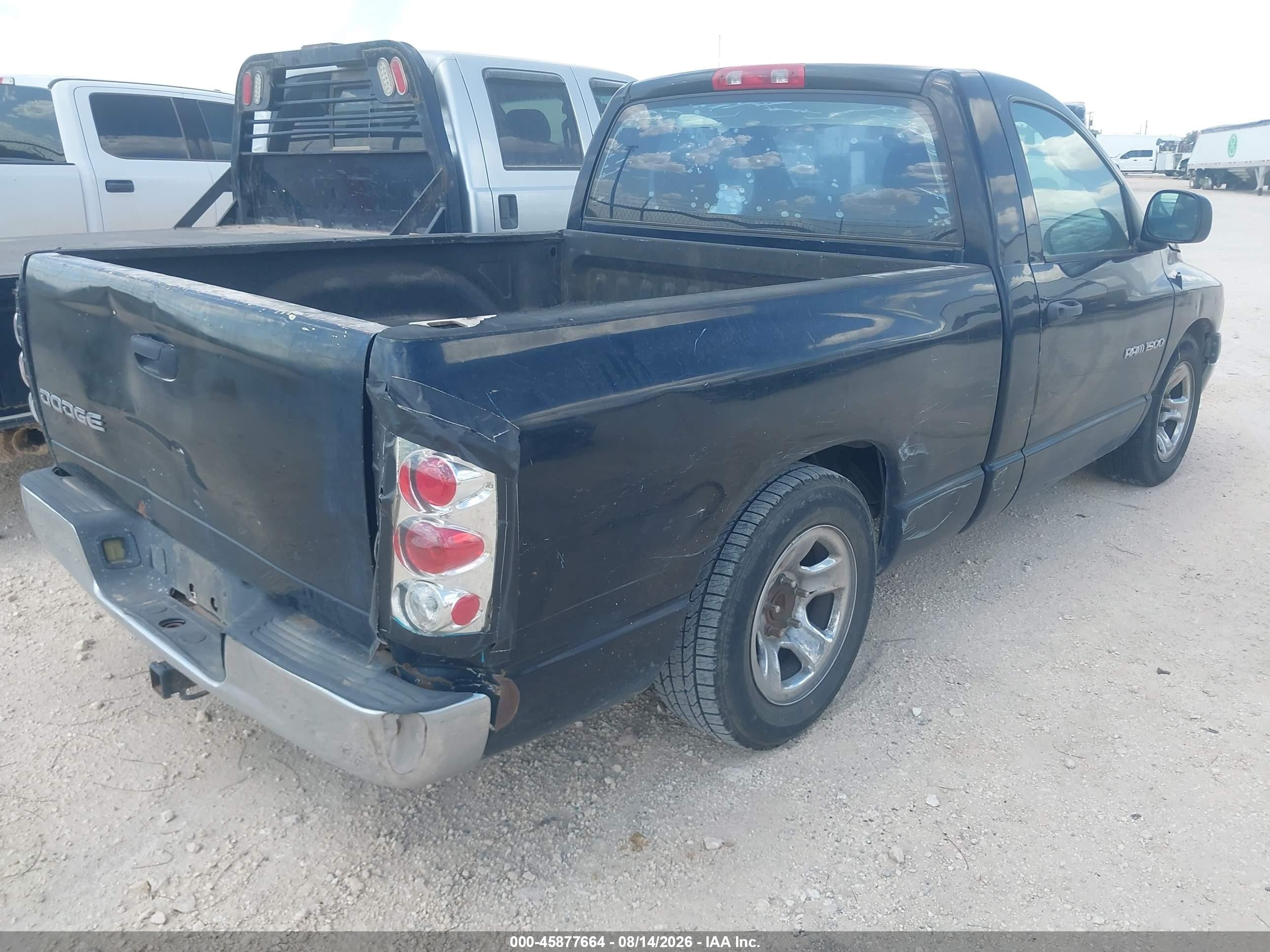 2004 Dodge Ram 1500 St Black vin: 1D7HA16K54J215958