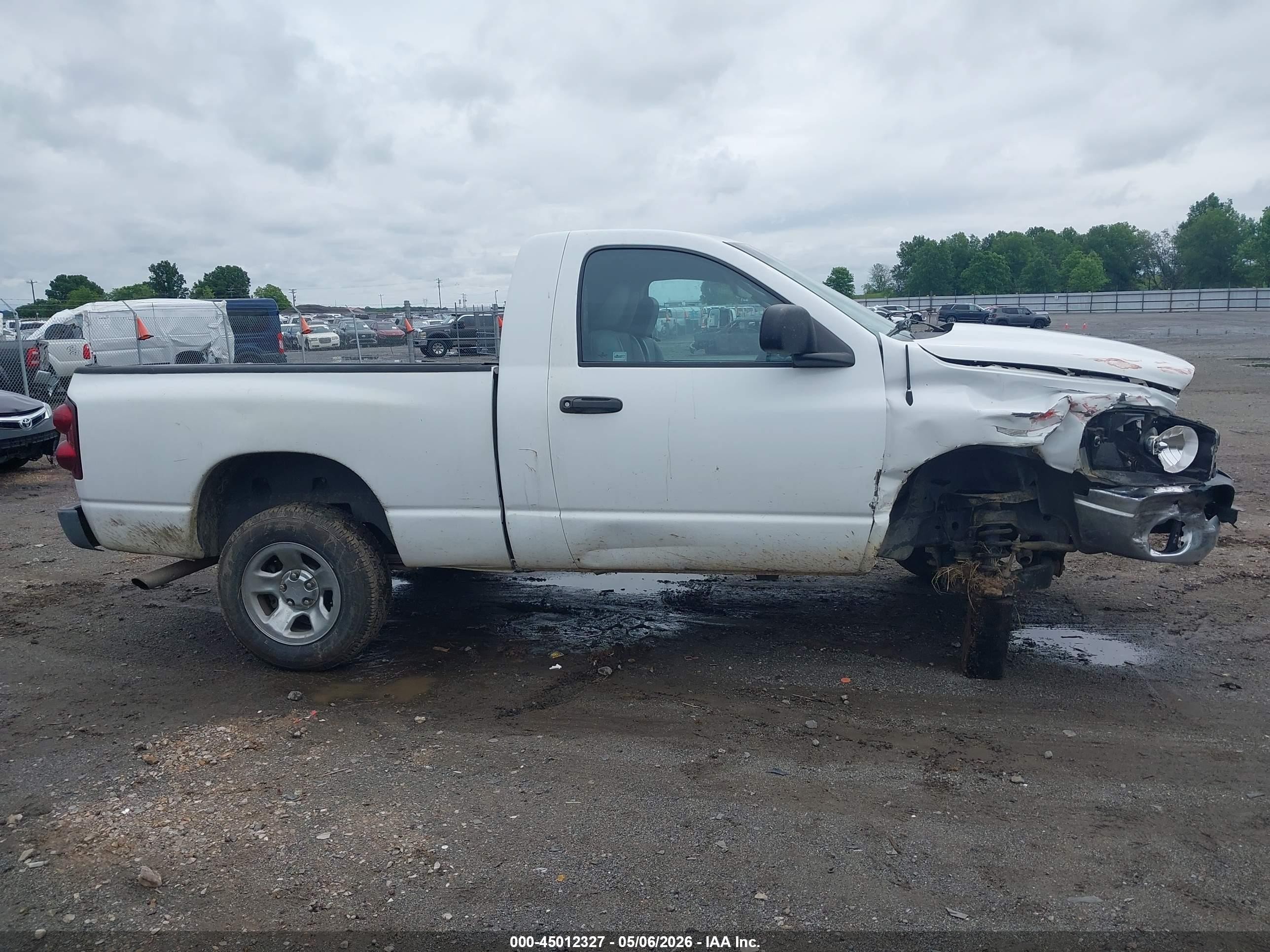 2007 Dodge Ram 1500 St White vin: 1D7HA16K57J633148