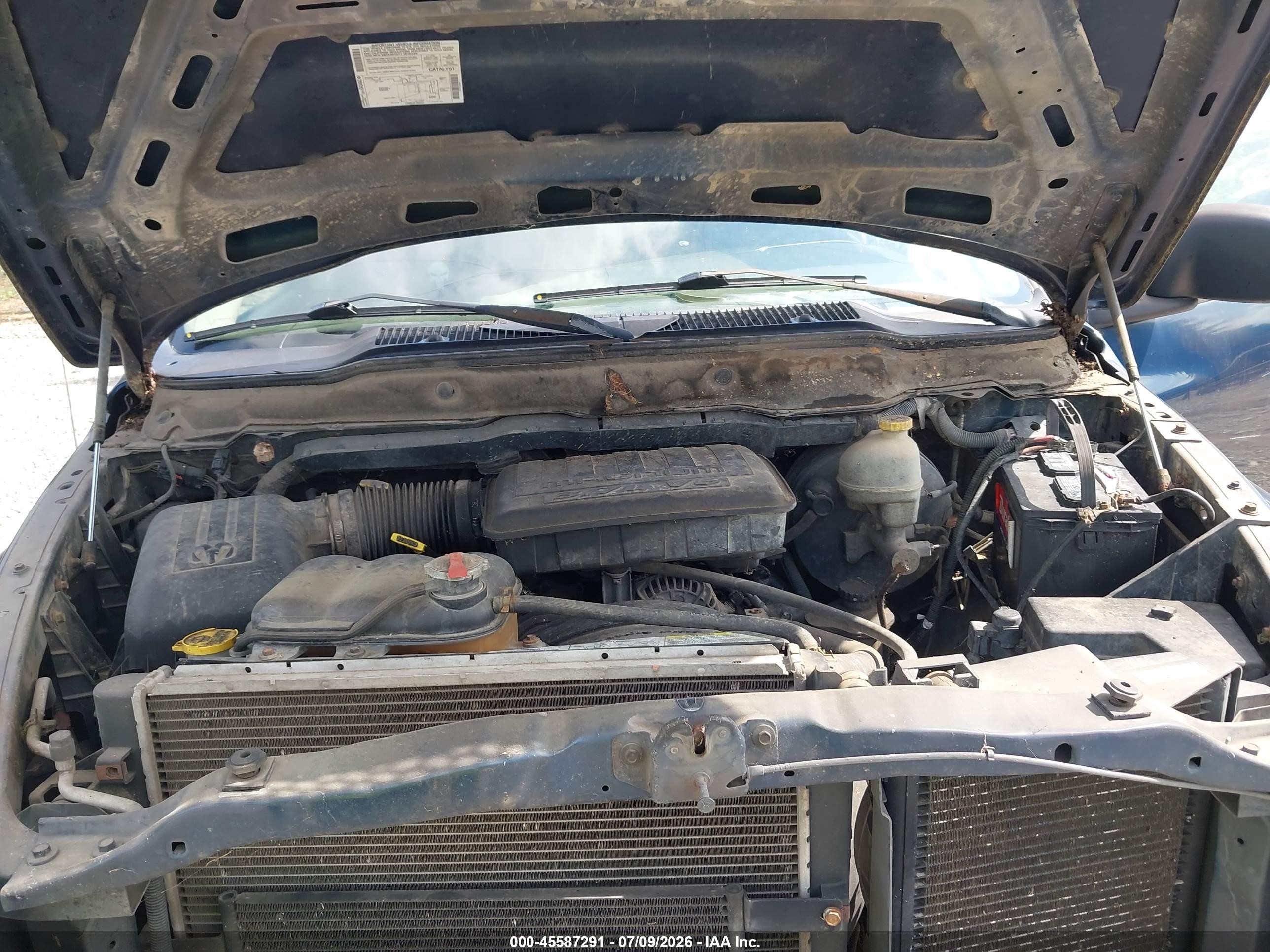 2003 Dodge Ram 1500 St Blue vin: 1D7HA16K63J502286