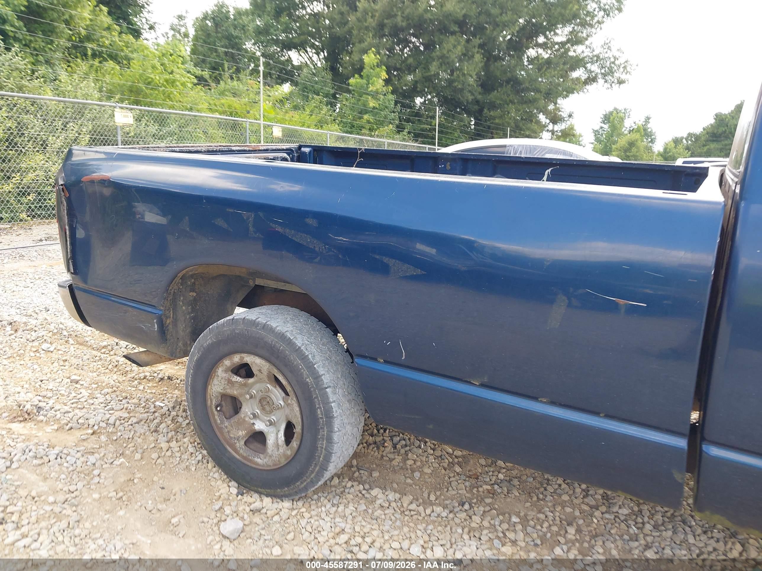 2003 Dodge Ram 1500 St Blue vin: 1D7HA16K63J502286