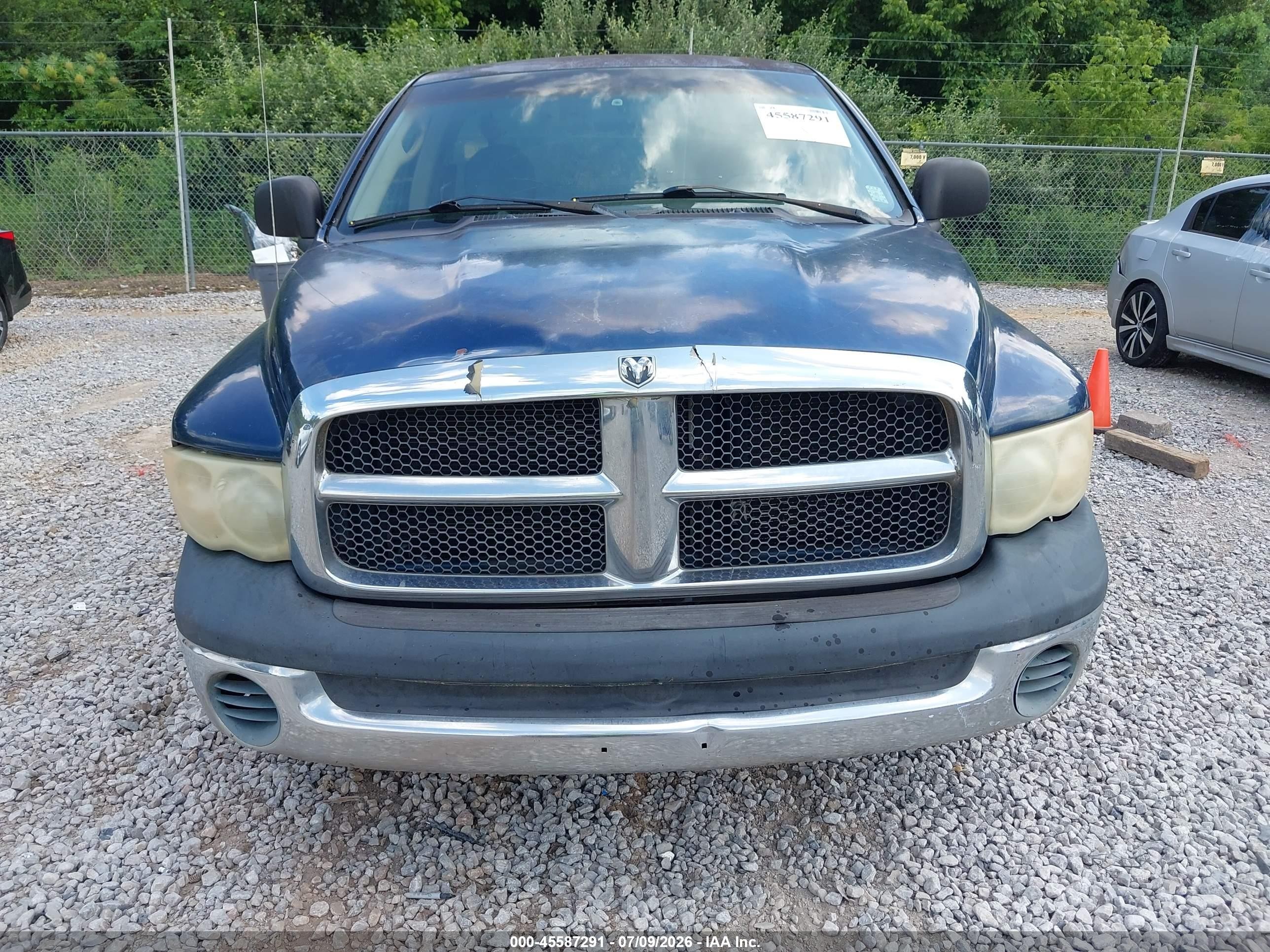 2003 Dodge Ram 1500 St Blue vin: 1D7HA16K63J502286