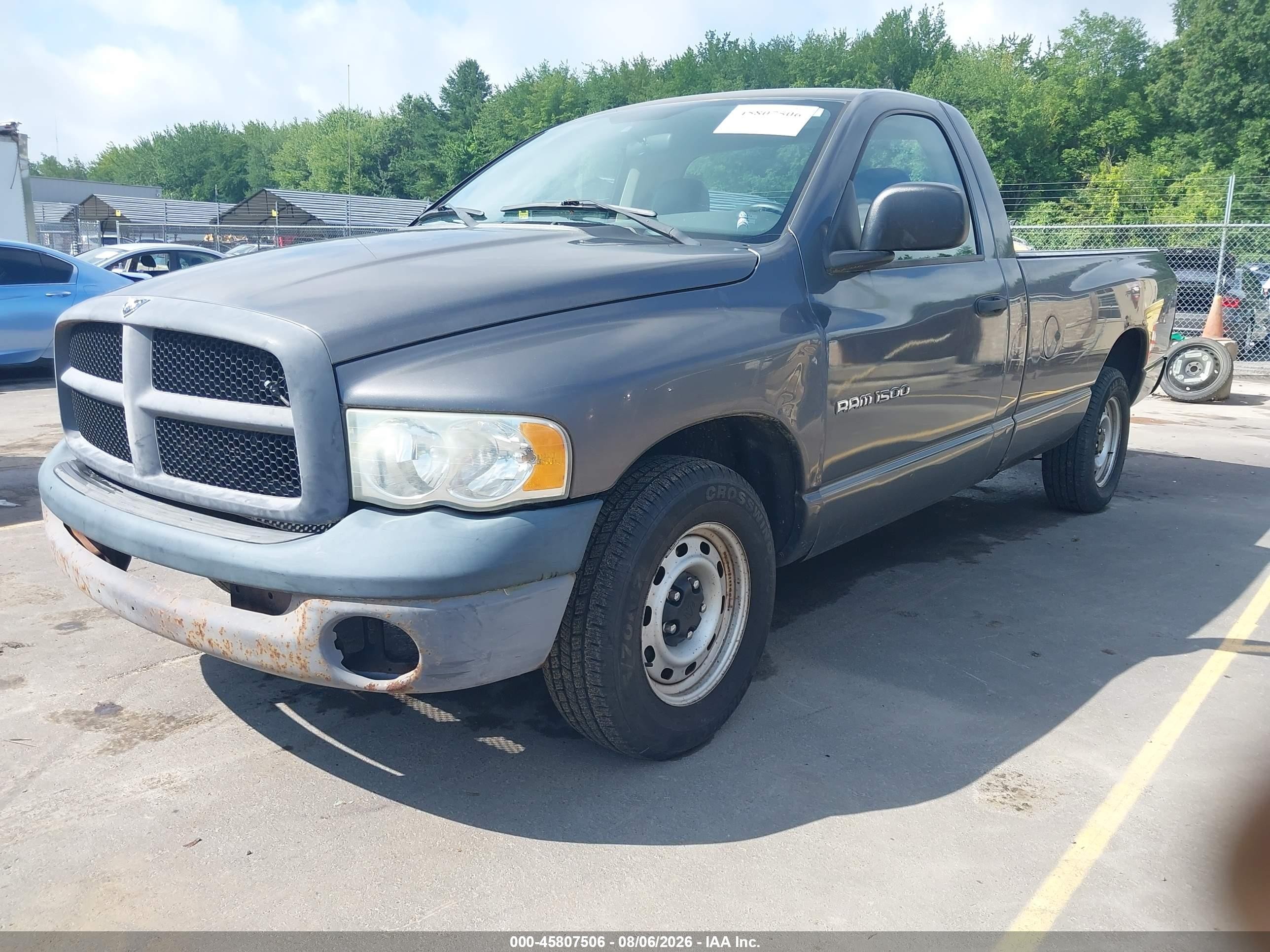 2004 Dodge Ram 1500 St Gray vin: 1D7HA16K64J124309