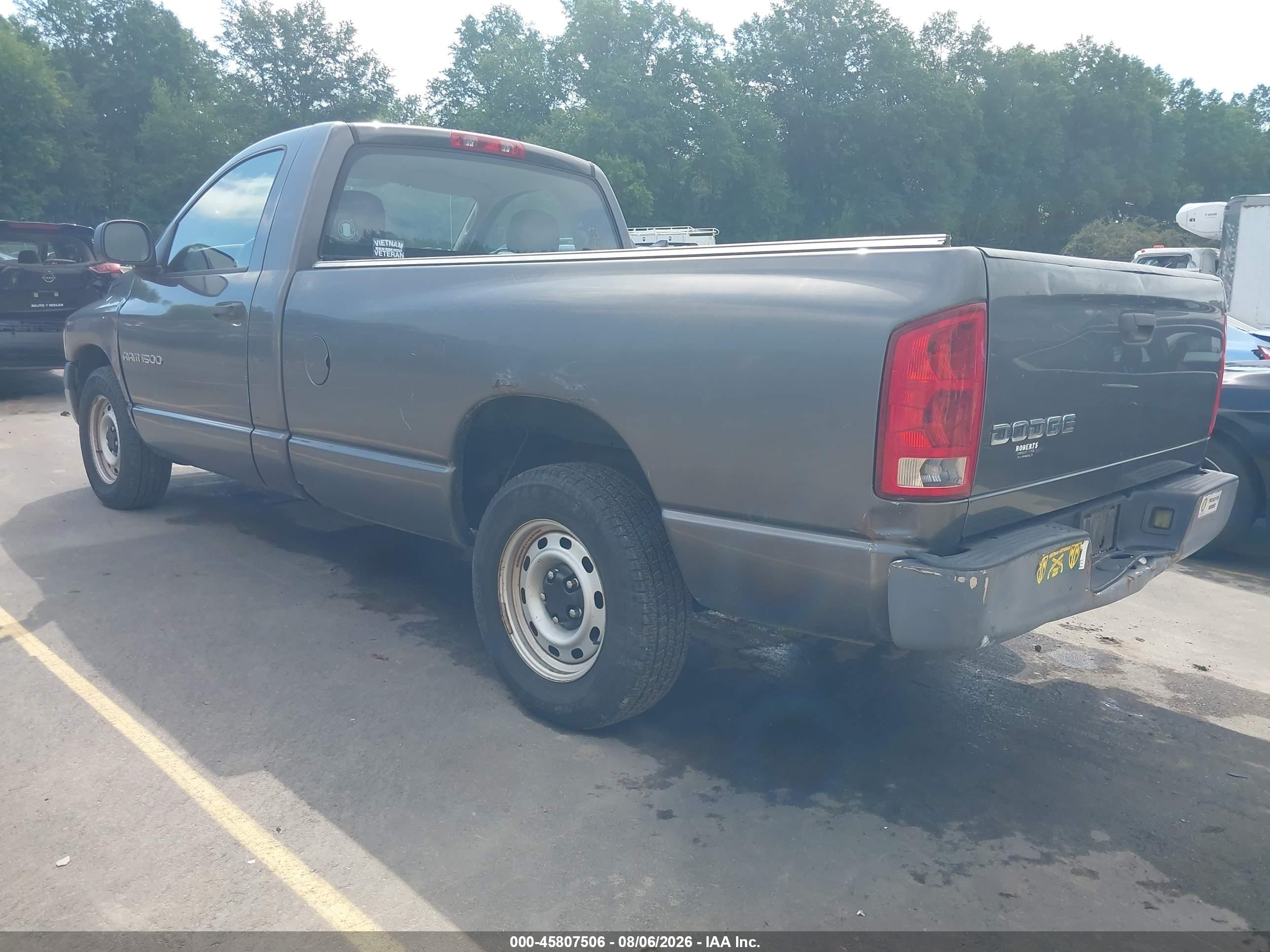 2004 Dodge Ram 1500 St Gray vin: 1D7HA16K64J124309