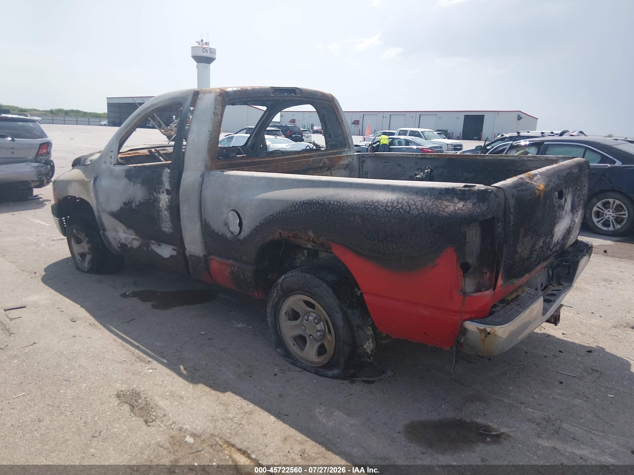 2007 Dodge Ram 1500 St Красный vin: 1D7HA16K67J585174
