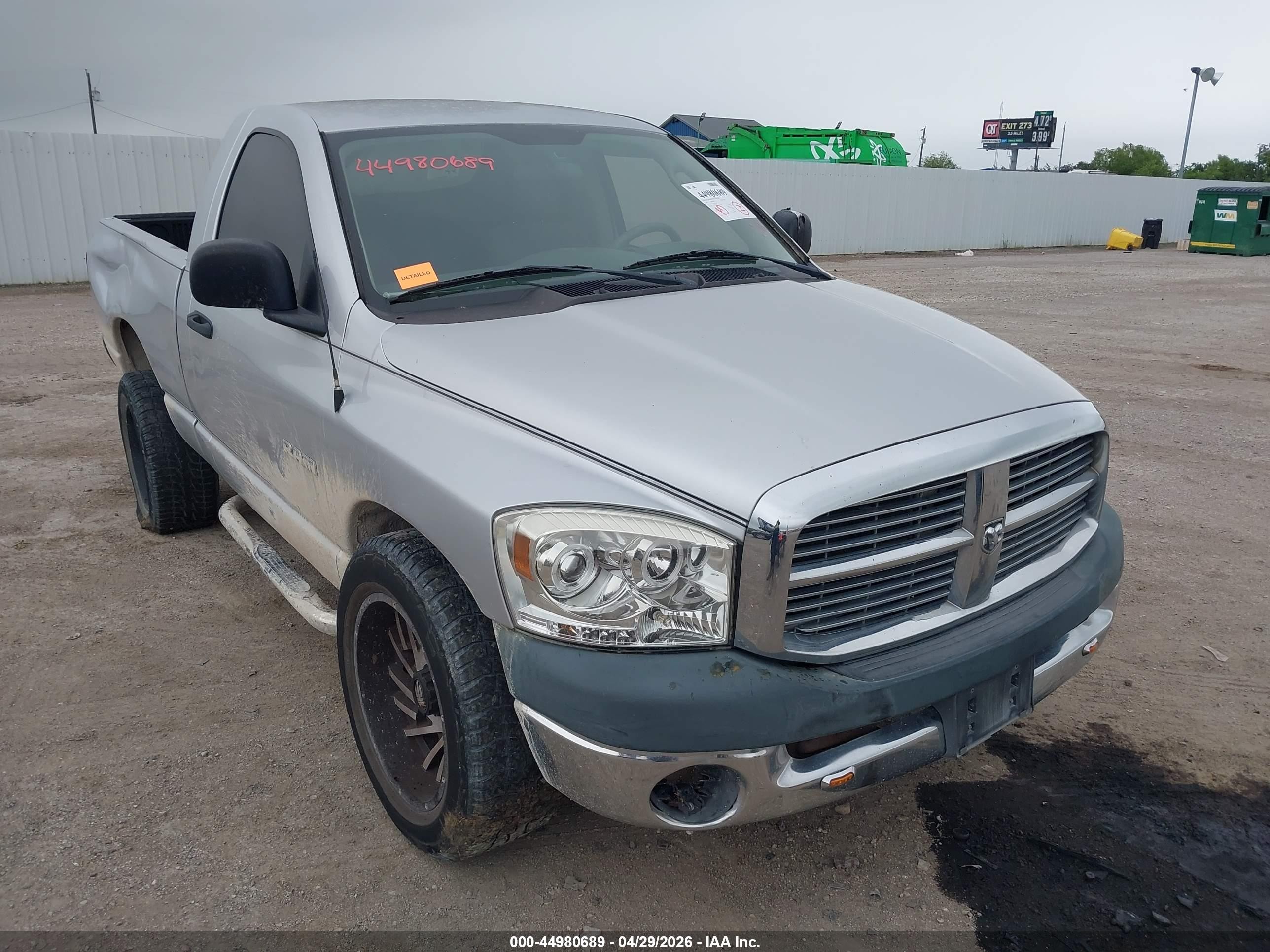 2008 Dodge Ram 1500 St/sxt Gray vin: 1D7HA16K68J131864