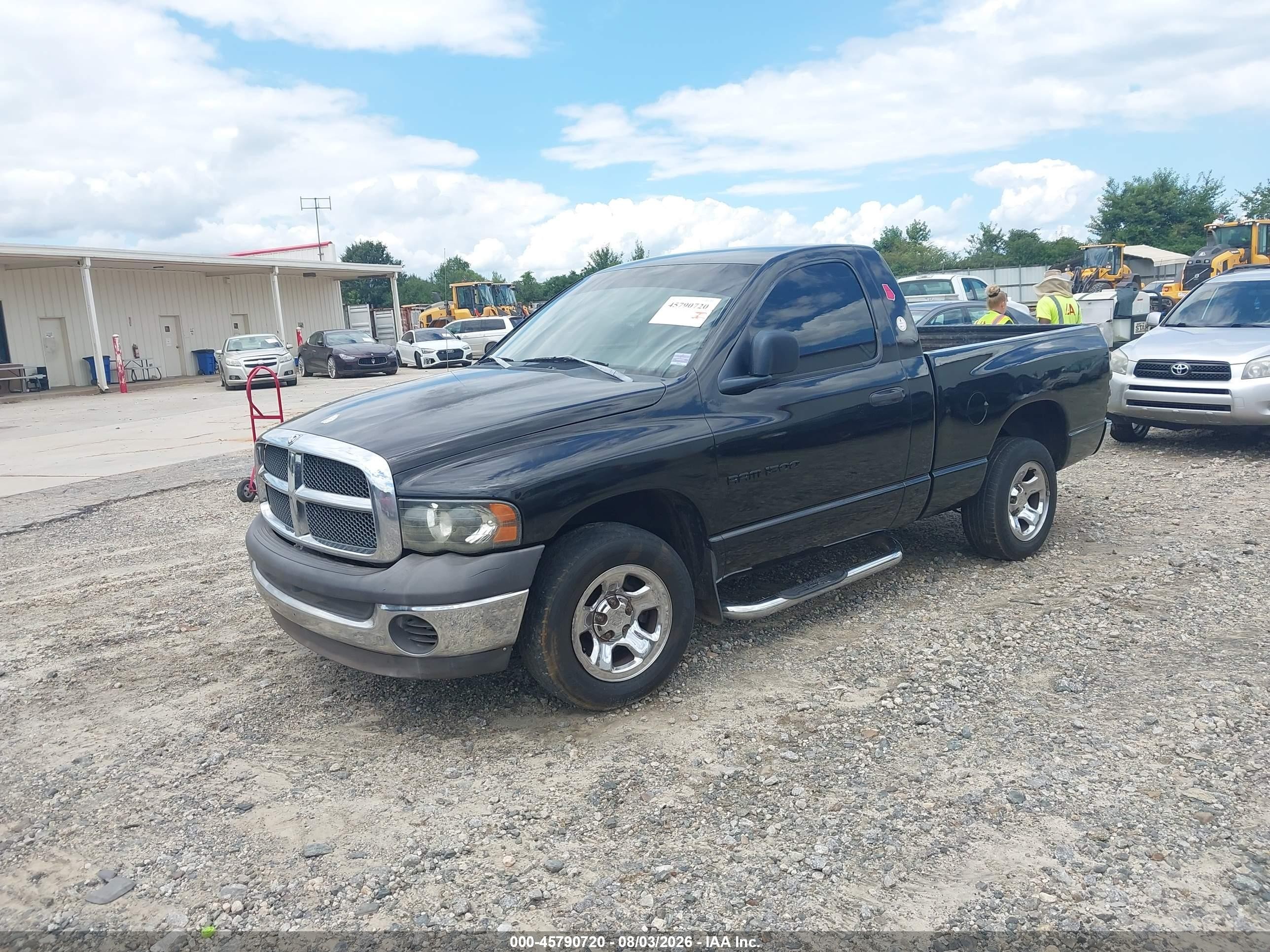 2002 Dodge Ram 1500 St Black vin: 1D7HA16K72J132979