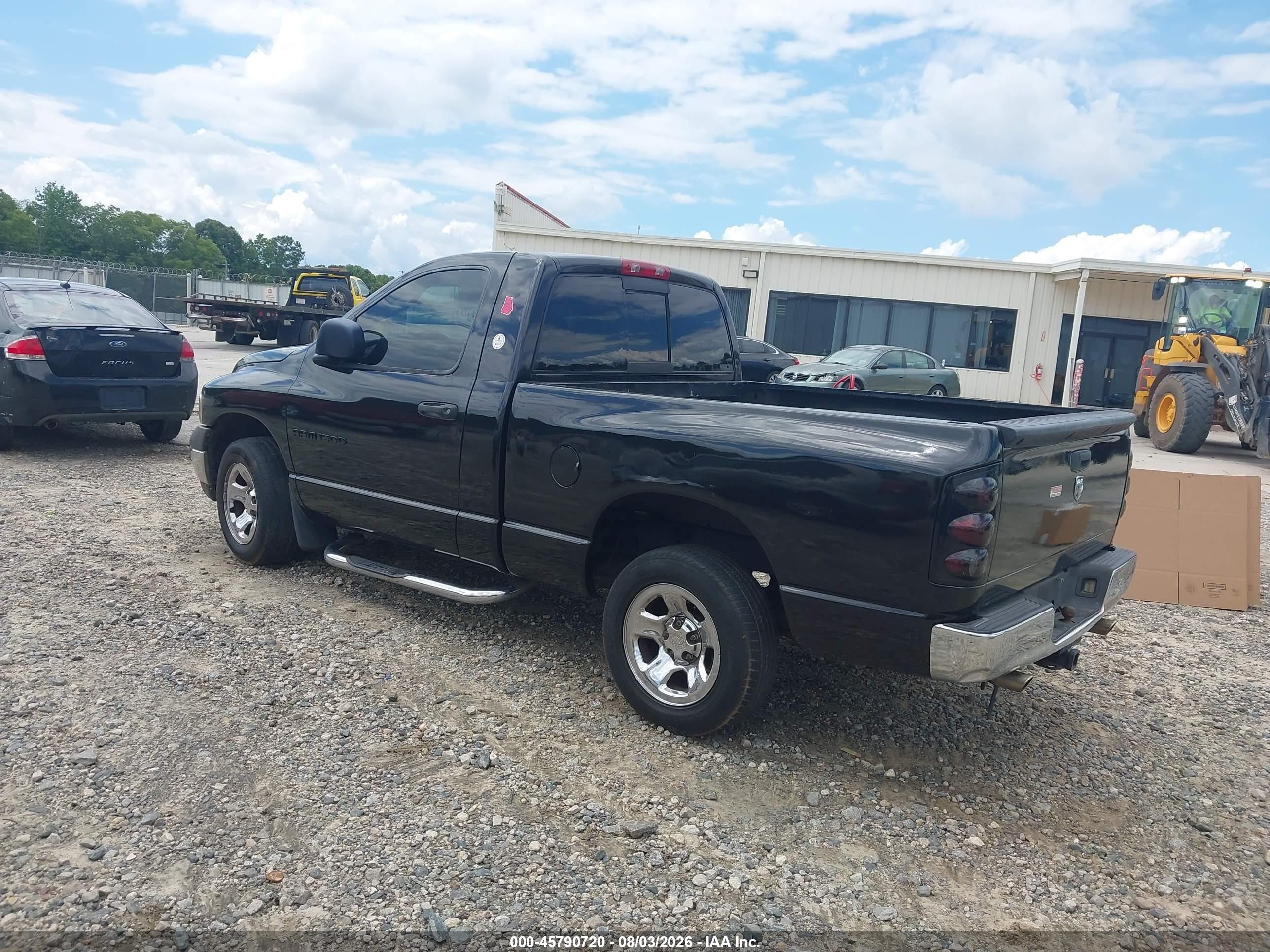 2002 Dodge Ram 1500 St Black vin: 1D7HA16K72J132979