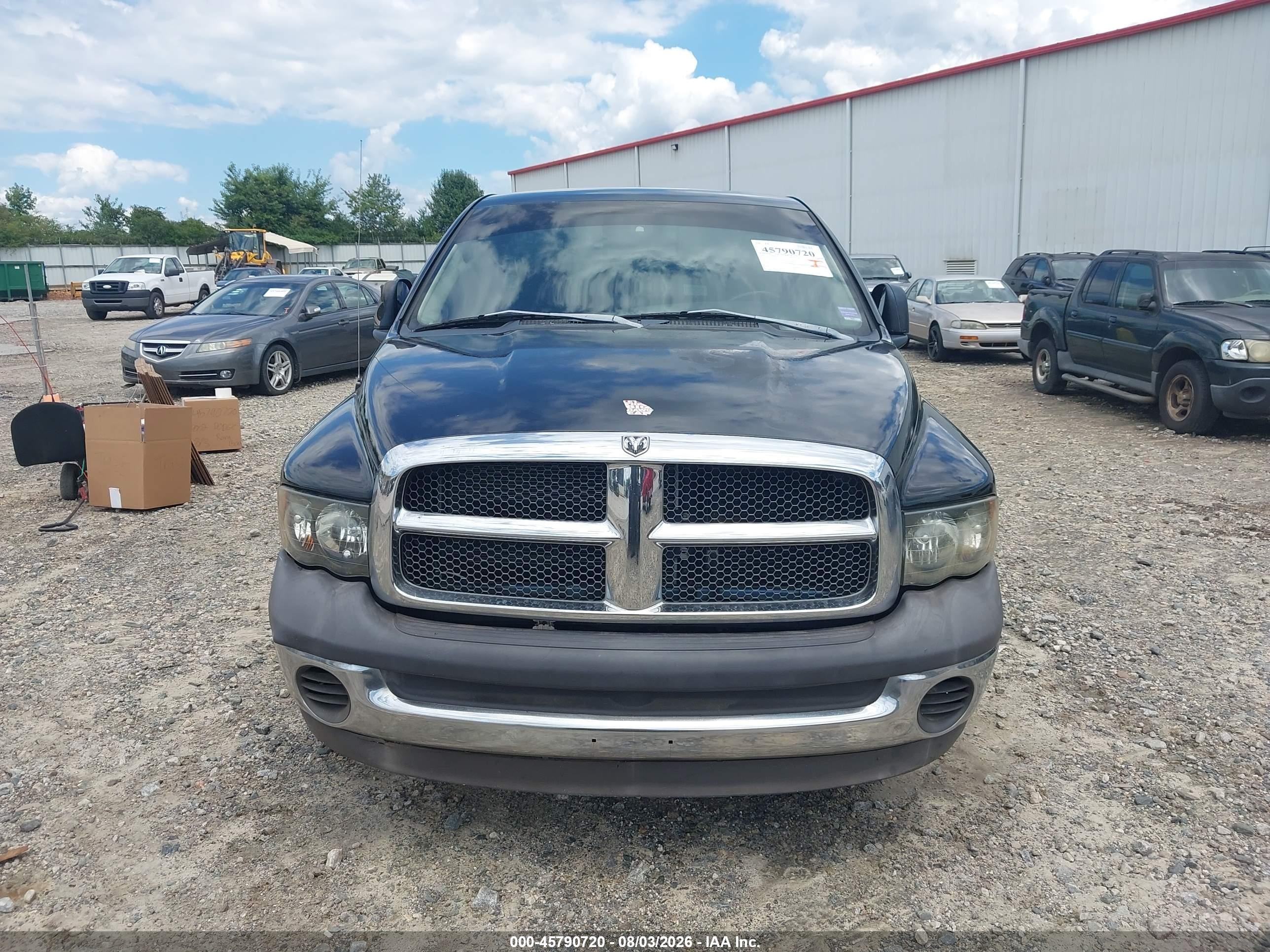 2002 Dodge Ram 1500 St Black vin: 1D7HA16K72J132979