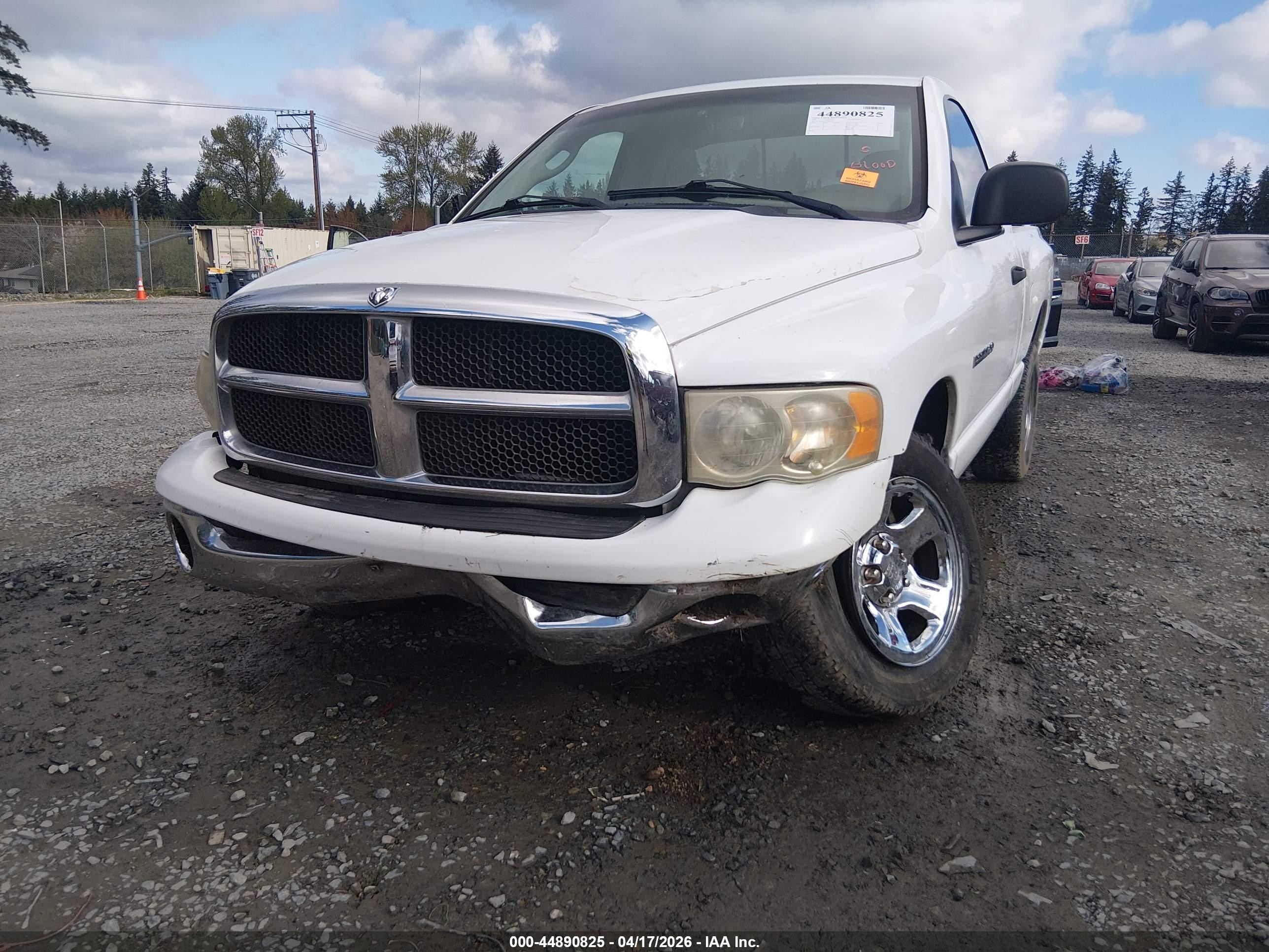 2003 Dodge Ram 1500 St Белый vin: 1D7HA16K73J602316