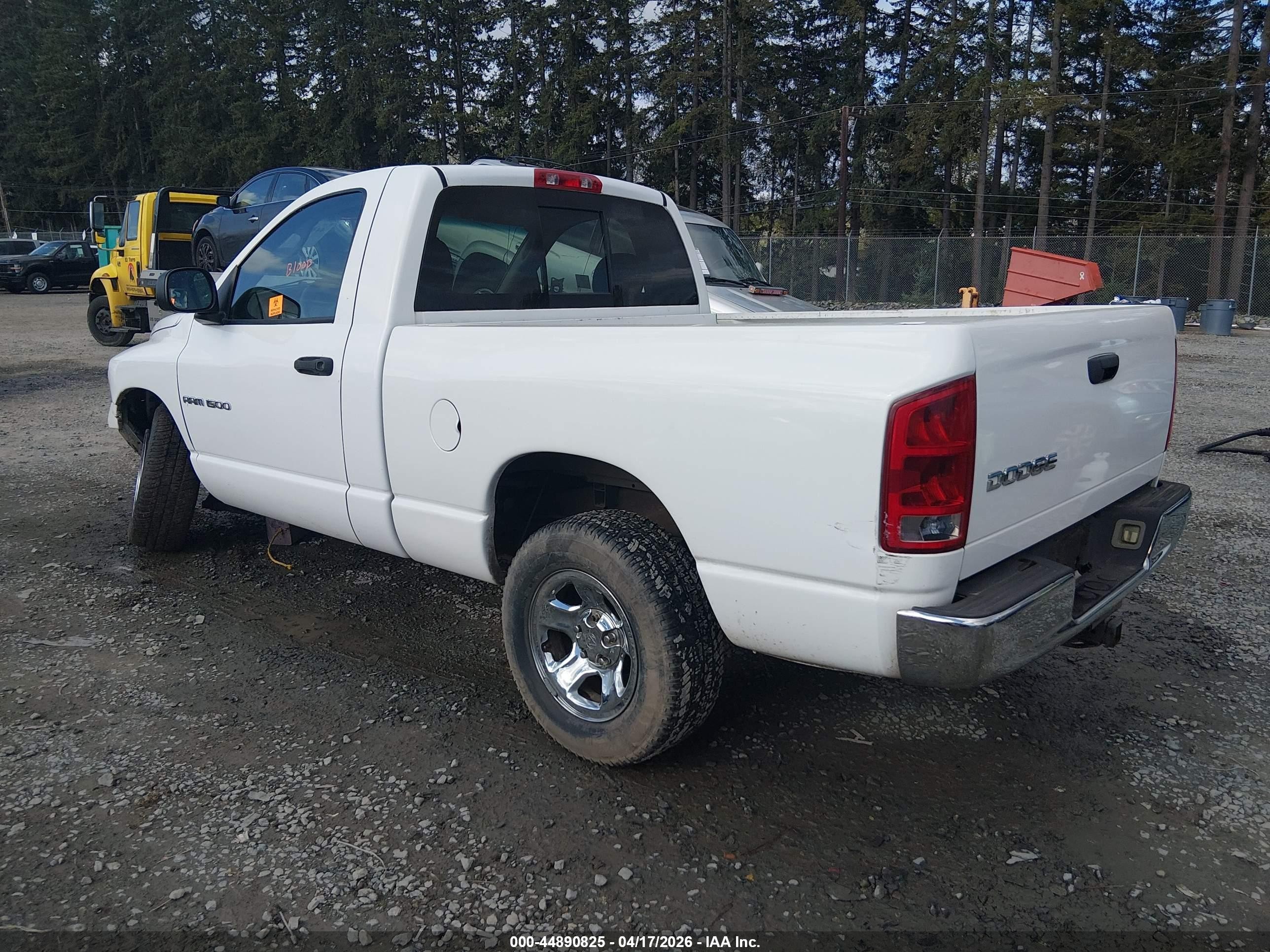 2003 Dodge Ram 1500 St Белый vin: 1D7HA16K73J602316