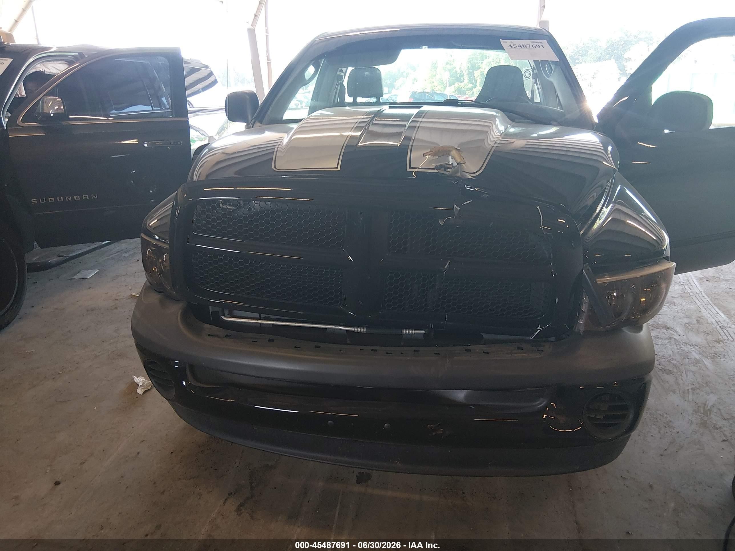 2004 Dodge Ram 1500 St Black vin: 1D7HA16K74J173079
