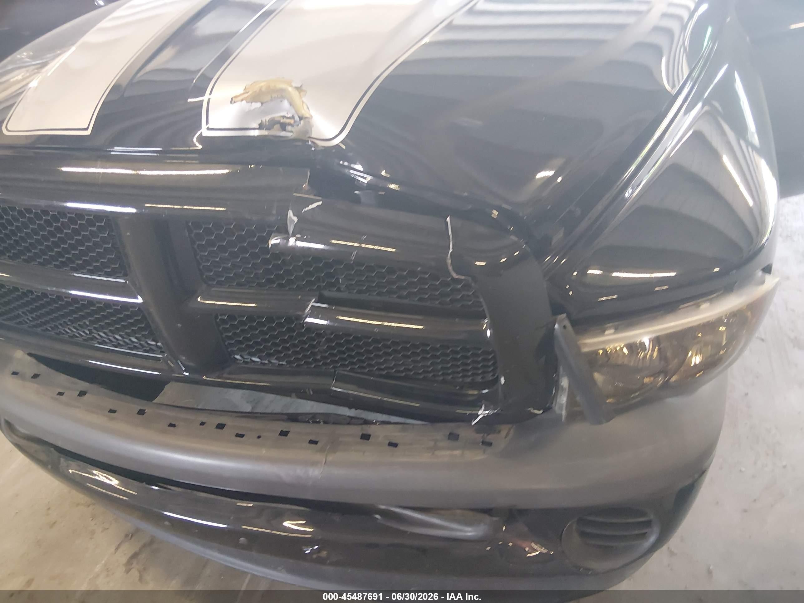 2004 Dodge Ram 1500 St Black vin: 1D7HA16K74J173079