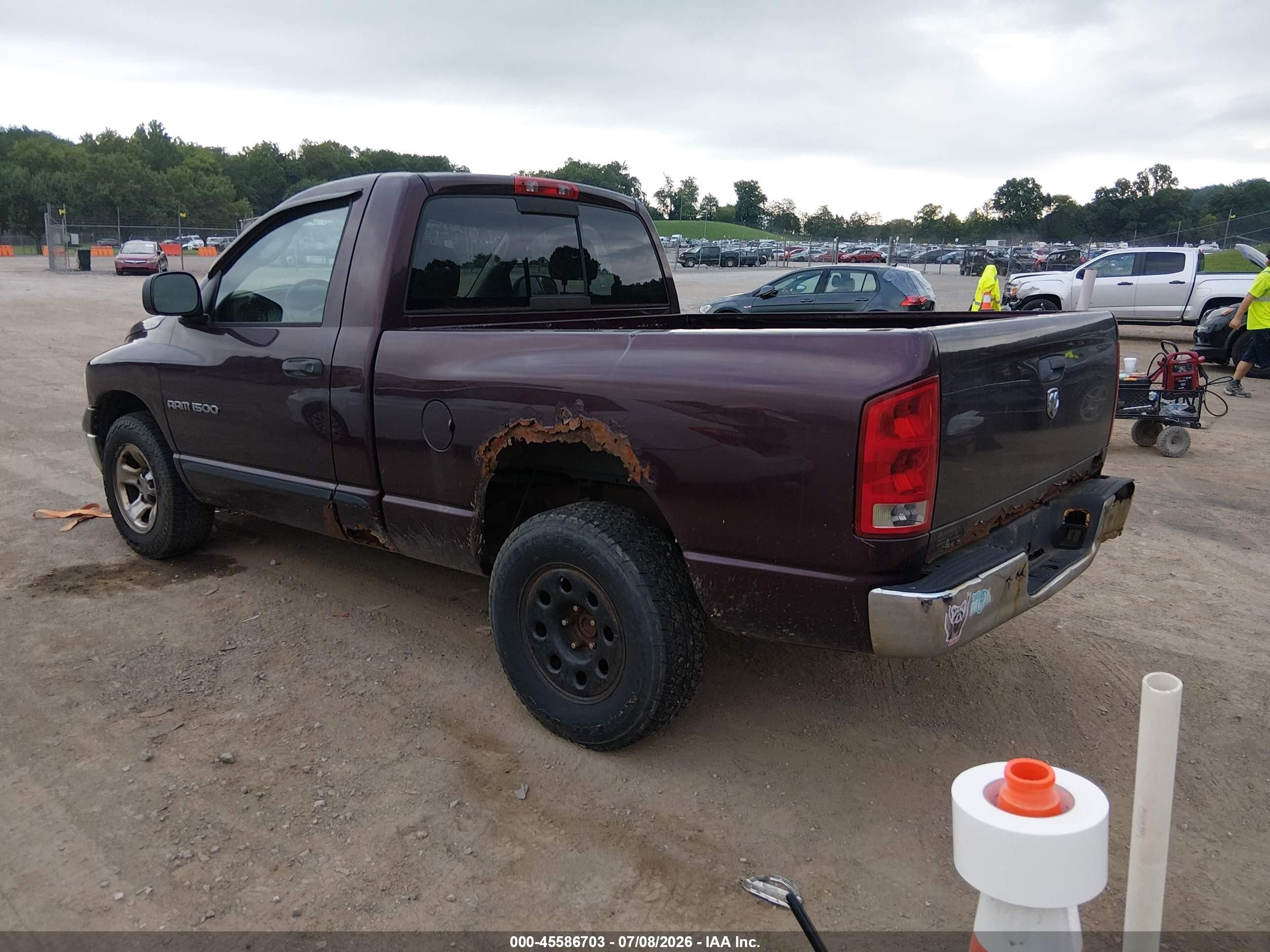 2005 Dodge Ram 1500 St Maroon vin: 1D7HA16K75J598805