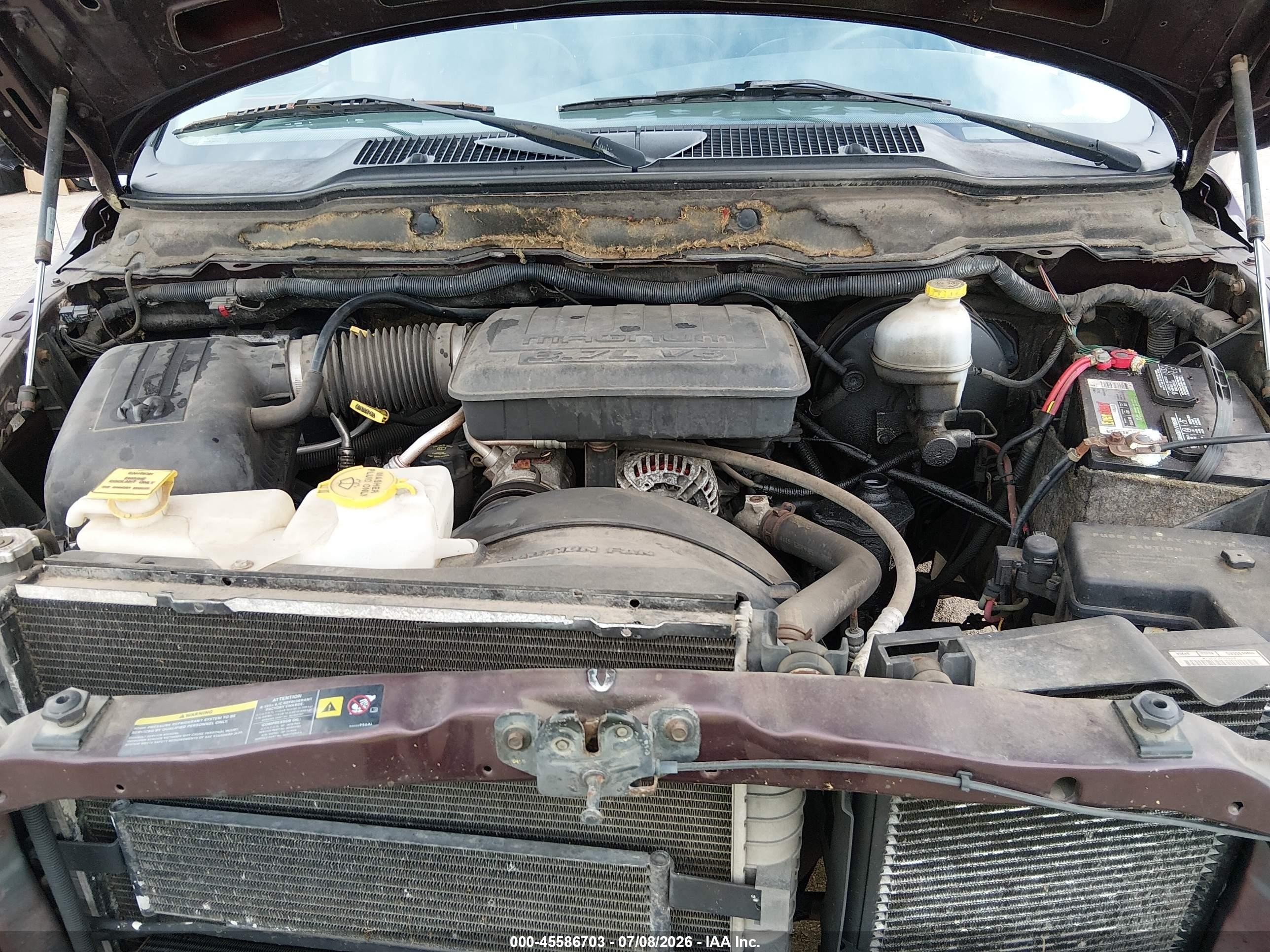 2005 Dodge Ram 1500 St Maroon vin: 1D7HA16K75J598805